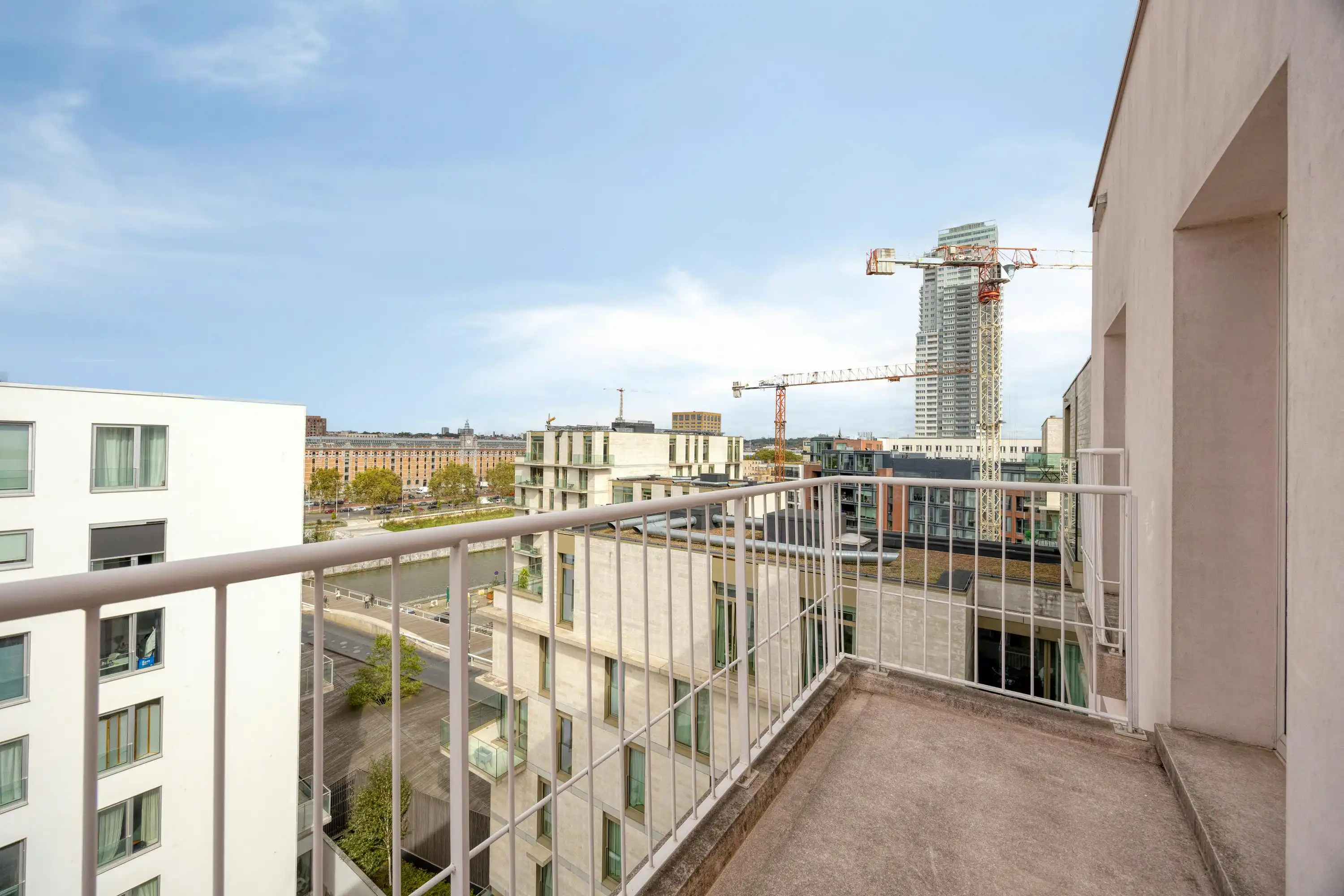Penthouse Studio met zicht op Tour & Taxis Te koop  foto 12