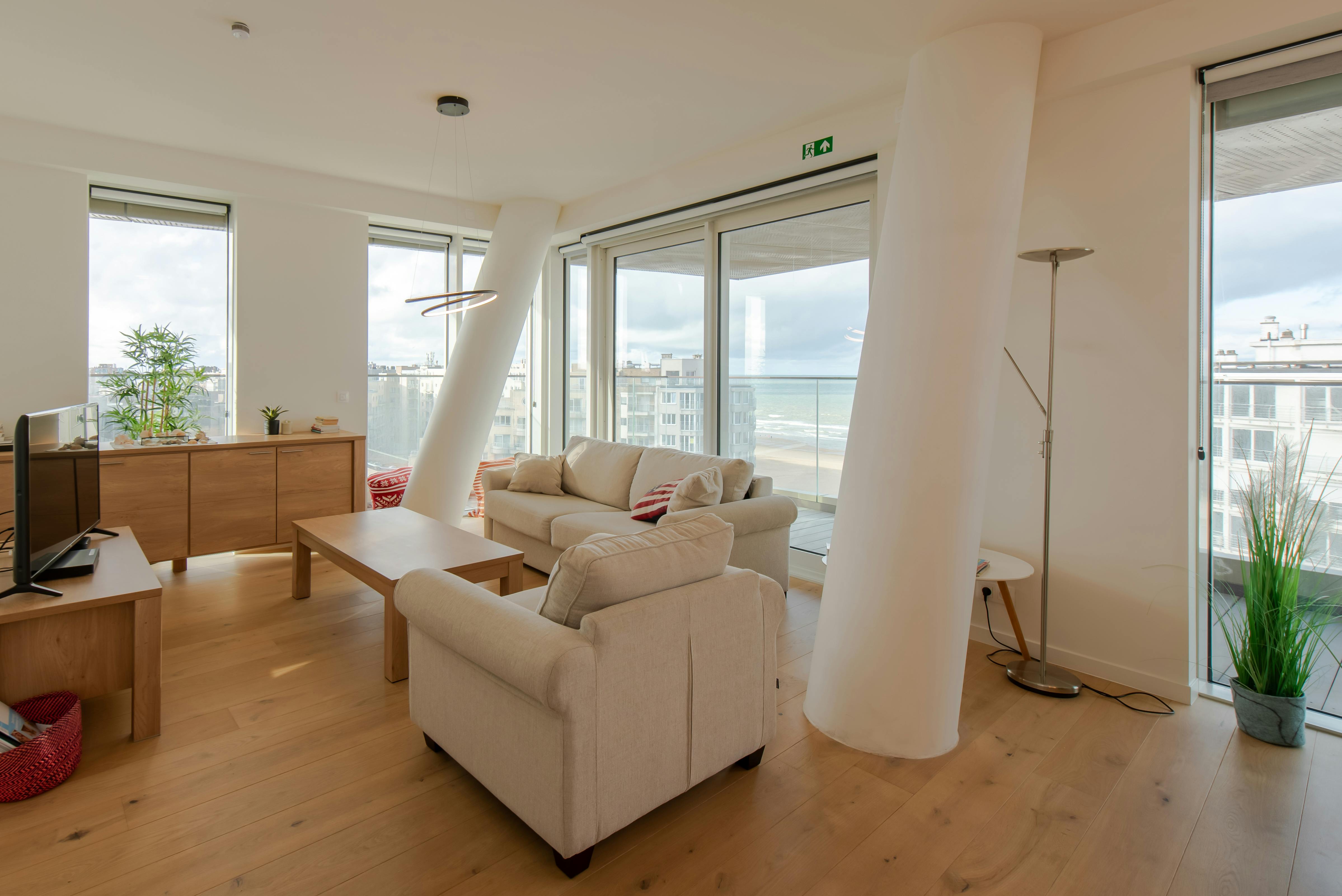 Prachtig 2 slaapkamer appartement met zicht op zee  foto 3