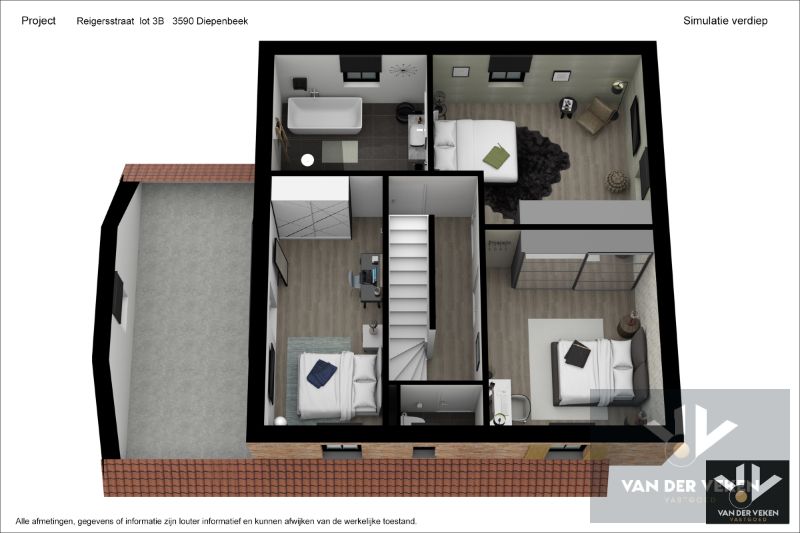 HOOGWAARDIG AFGEWERKTE, RUIME NIEUWBOUWWONING (OPEN BEBOUWING!) MET 4 SLAAPKAMERS OP PERCEEL VAN 6 AREN 67 CENTIAREN! - DE ALLERLAATSTE WONING IN DIT MOOIE PROJECT! foto 7