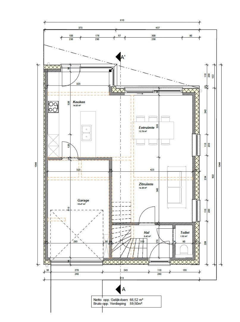 Ruime nieuwbouwwoning te Vissenaken met zicht op het achterliggende weides  foto 8