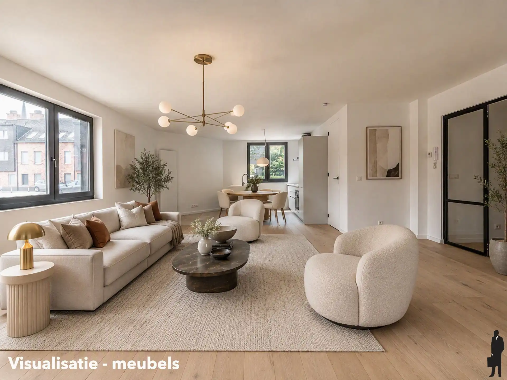 Nieuw, lichtrijk appartement - gelijkvloers, tuin, parking foto 7