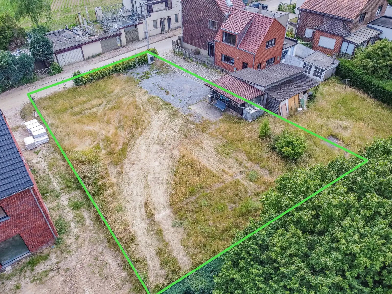 Perceel bouwgrond voor open bebouwing van 5a 11ca foto 3