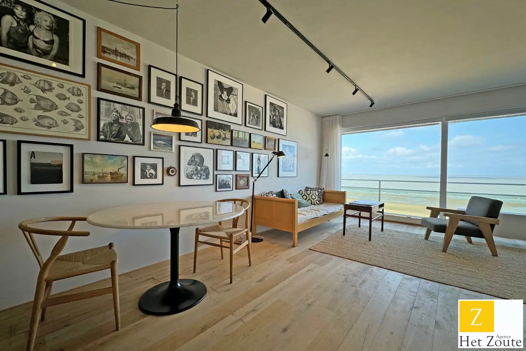 Te renoveren 114,4m2 appt + terras frontaal zeezicht - Zoute foto 2