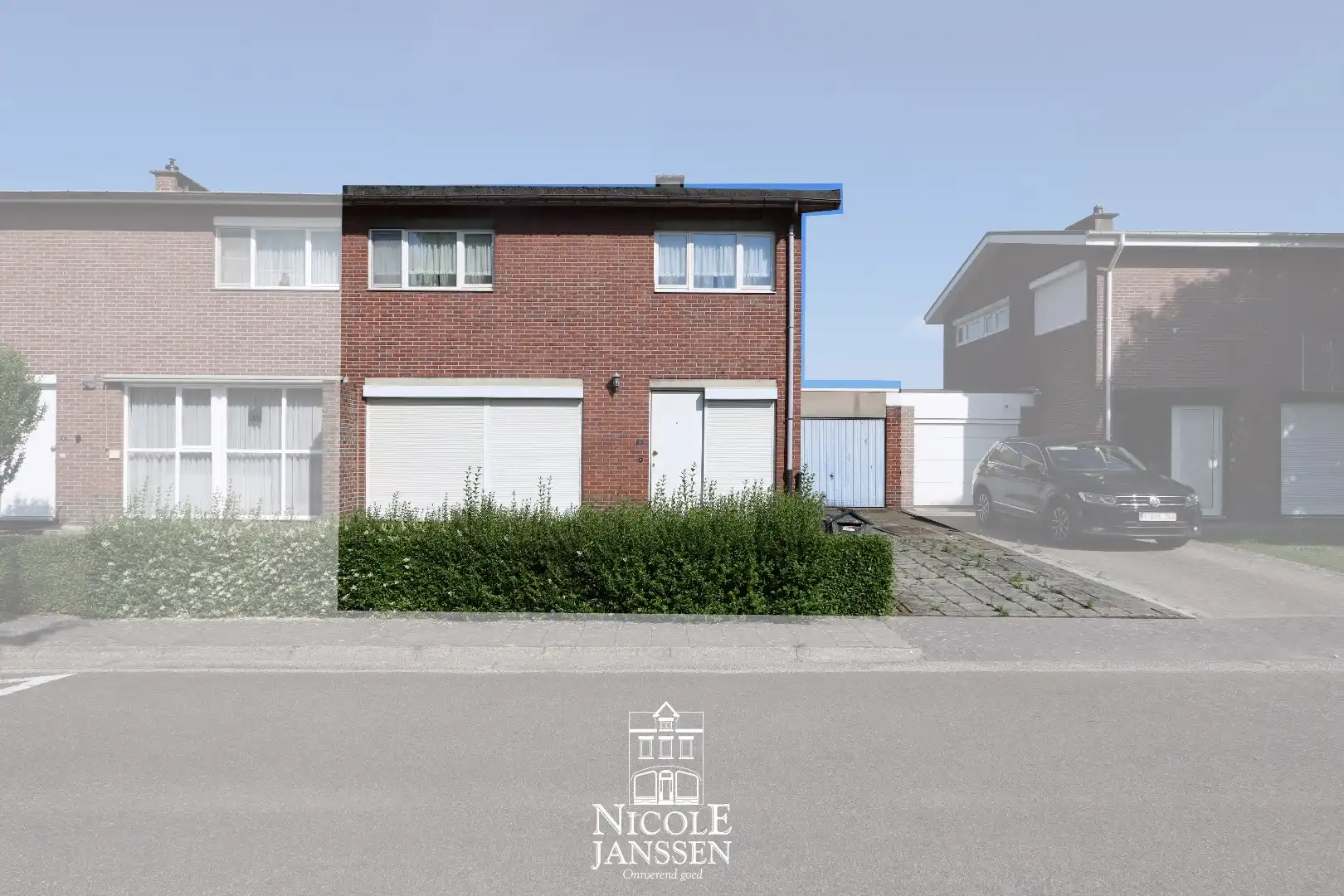 Halfvrijstaande gezinswoning foto {{pictureIndex}}