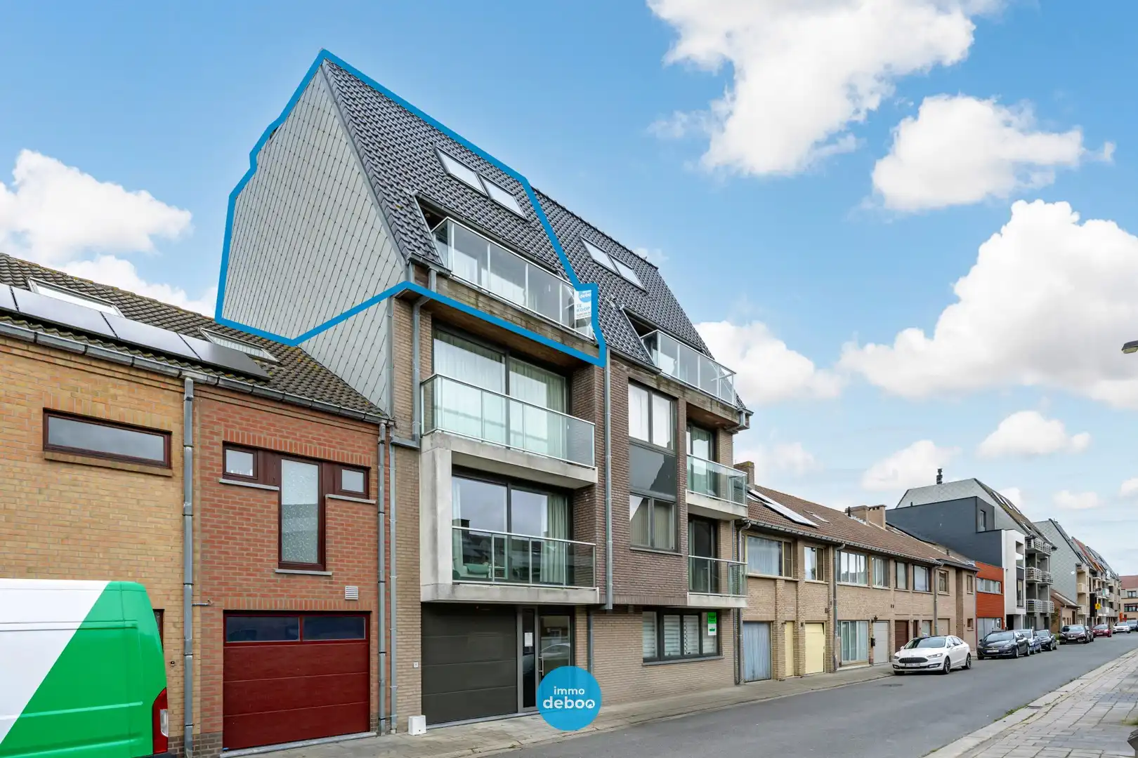 Perfect onderhouden duplex met open zicht vlakbij zee foto 3