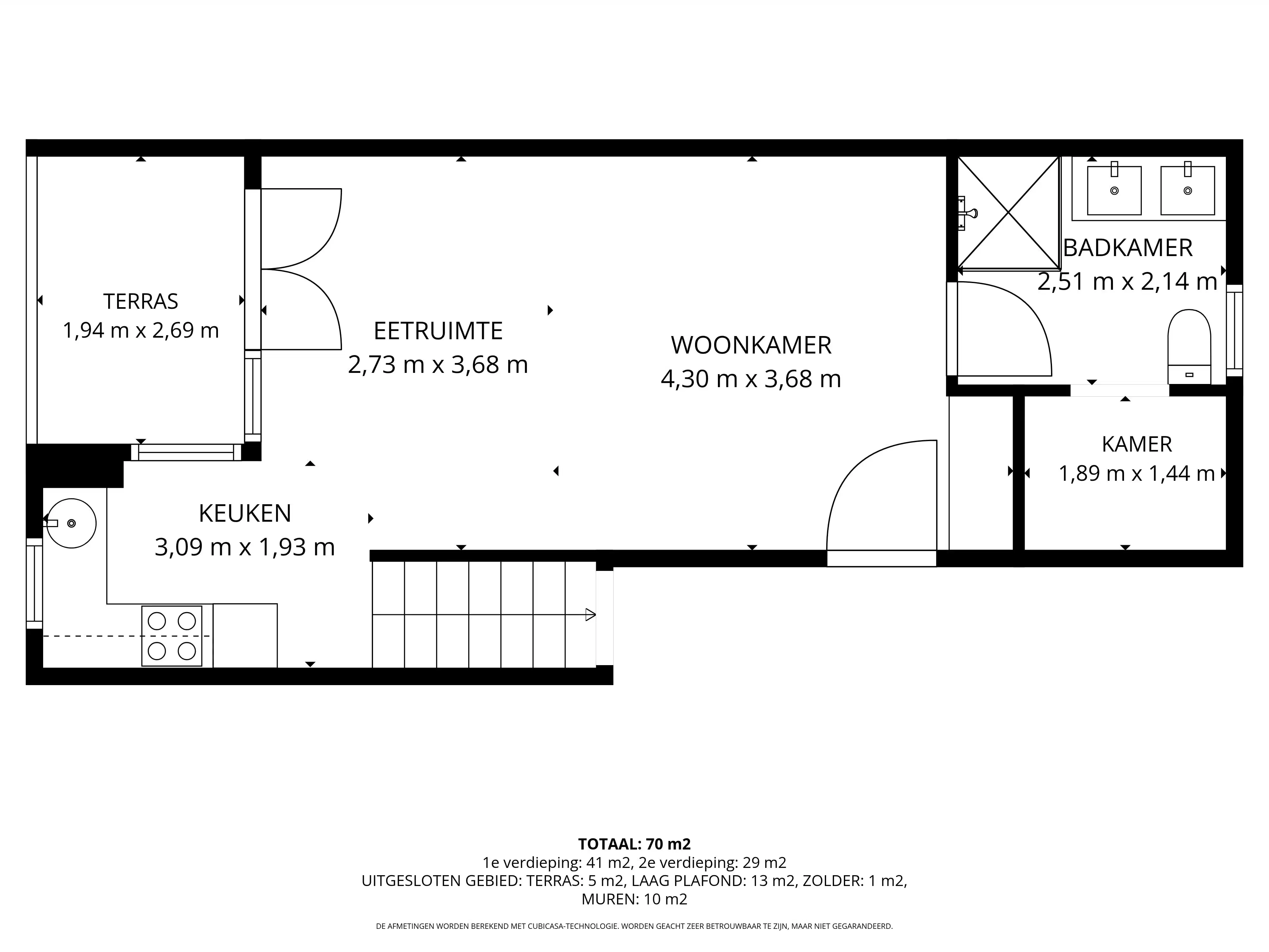 Mooi, recent appartement foto 19