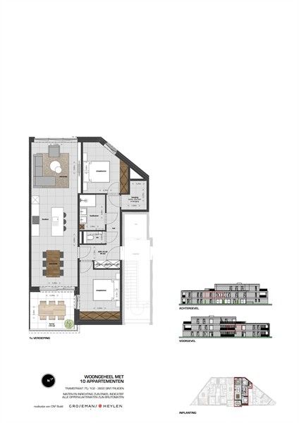 2-SLP APPARTEMENT OP 1STE VERDIEP MET RUIM TERRAS foto 6