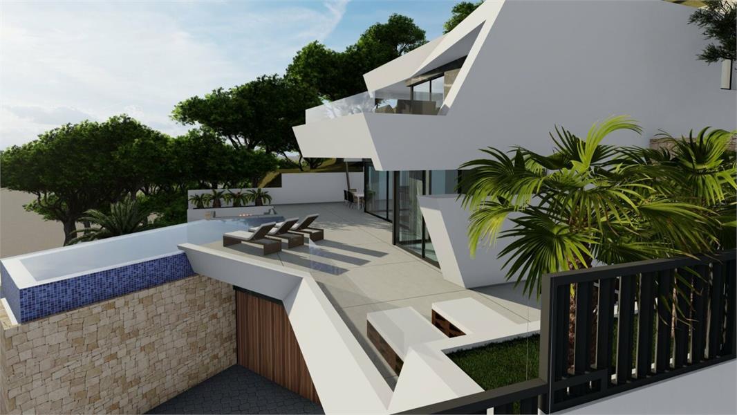 NIEUWBOUW LUXE VILLA MET SPECTACULAIR UITZICHT IN CALPE foto 8