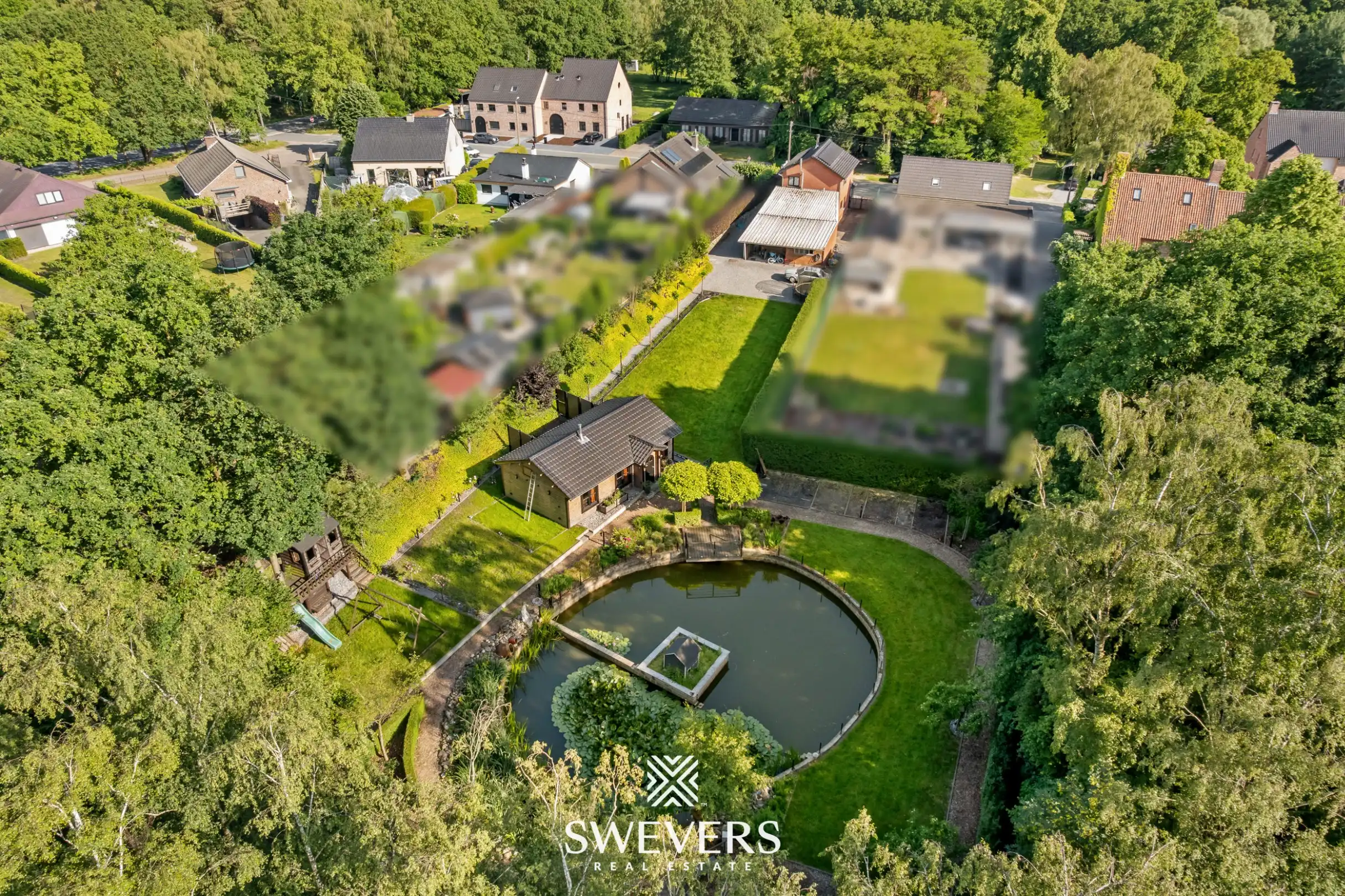 Instapklare open bebouwing met ruime tuin en chalet op 2.364 m² in Houthalen-Helchteren foto 2
