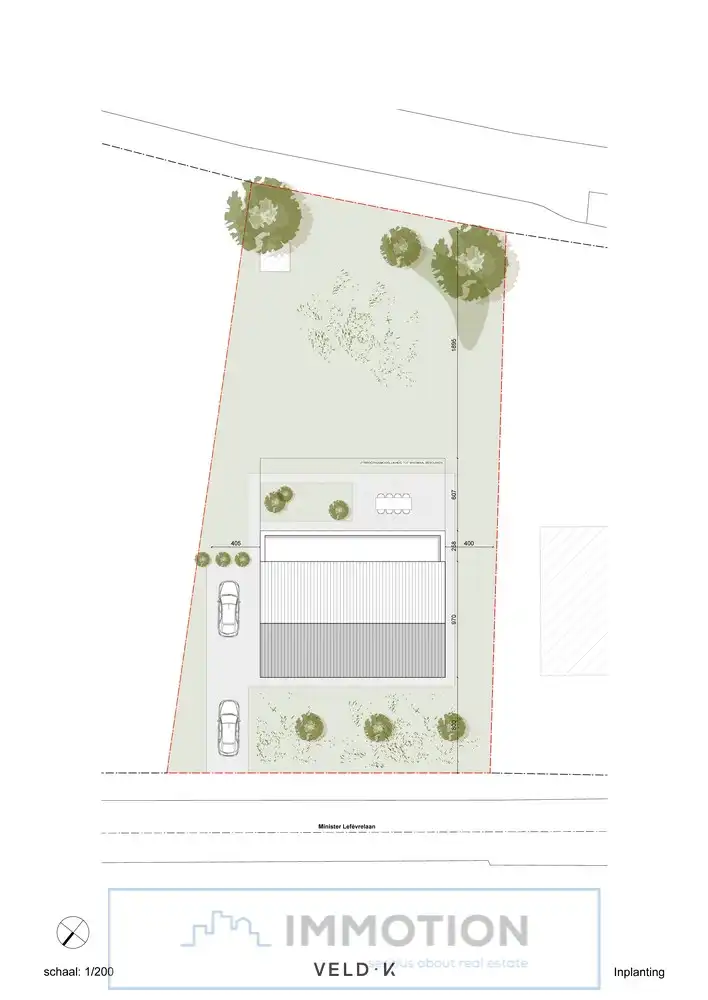 Uniek perceel bouwgrond van 1.163 m2 langs prachtige kasteeldreef dichtbij AZ Groeninge en de belangrijkste invalswegen rond Kortrijk. foto 4