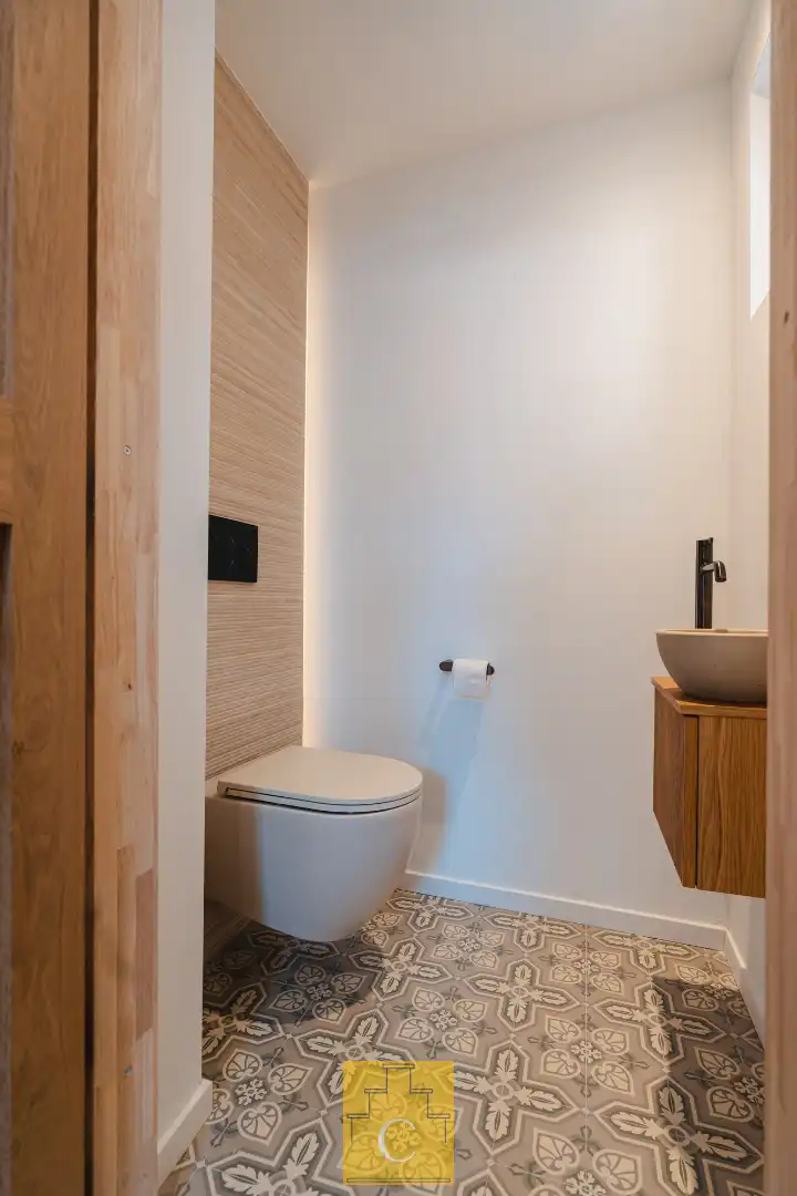 exclusieve stadswoning met garage, 4 slaapkamers, EPC A en terras in hartje Brugge, zicht op de vesten foto 15