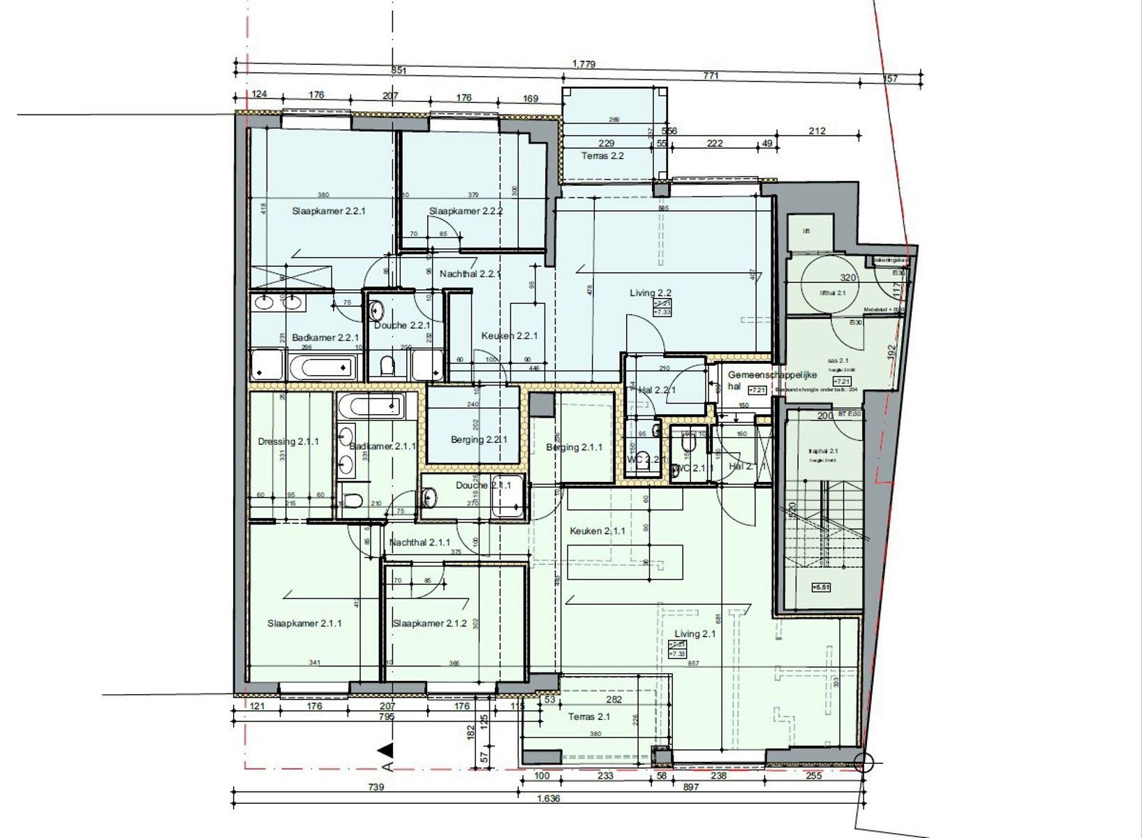 Uniek project voor 4 appartementen (afgeleverde vergunning) foto 4