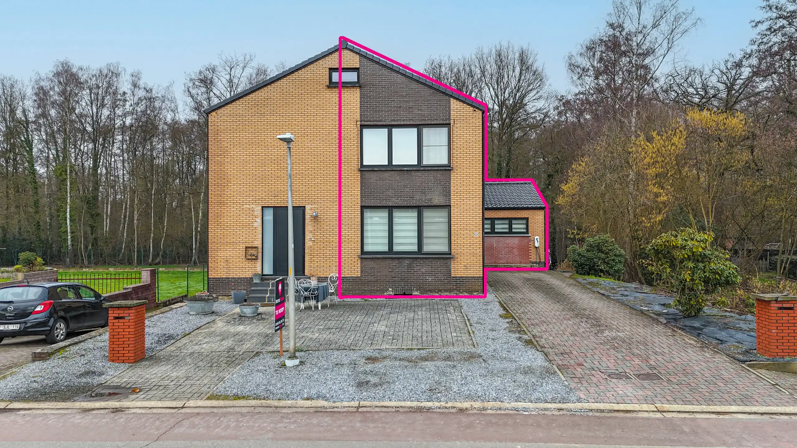 Instapklare halfopen bebouwing op topligging dicht aan natuurzone! foto 28