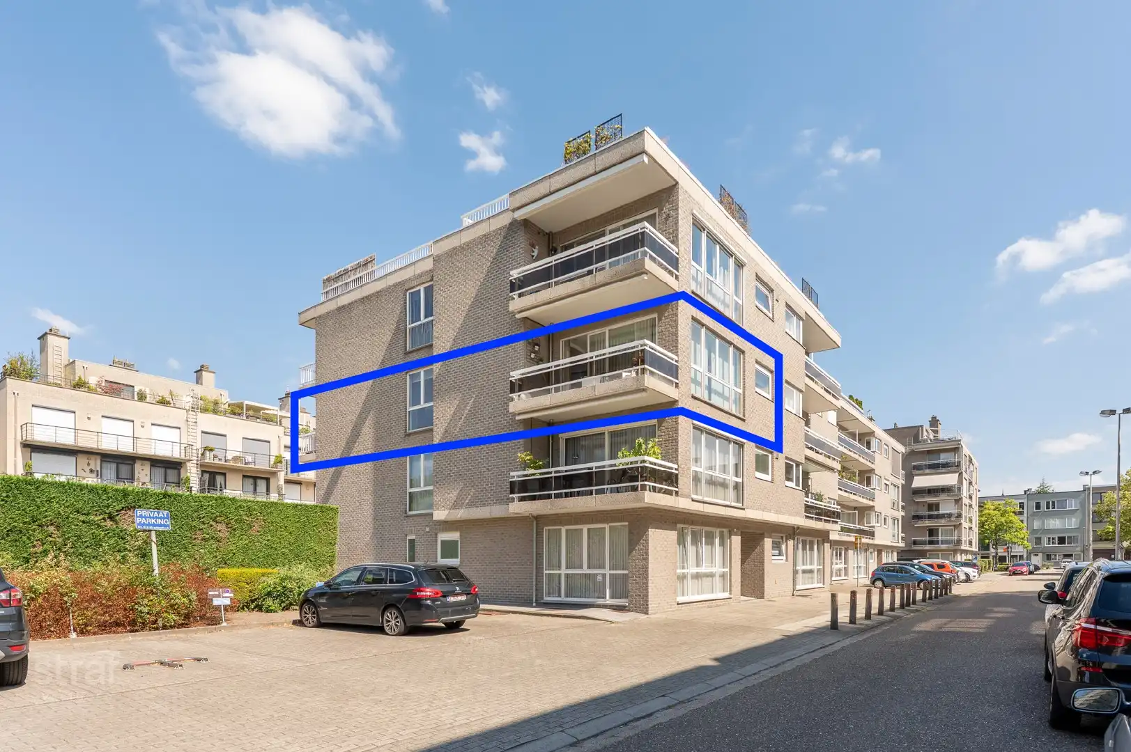 Ruim hoekappartement met 2 terrassen, garagebox, EPC B en topligging op Linkeroever foto 16