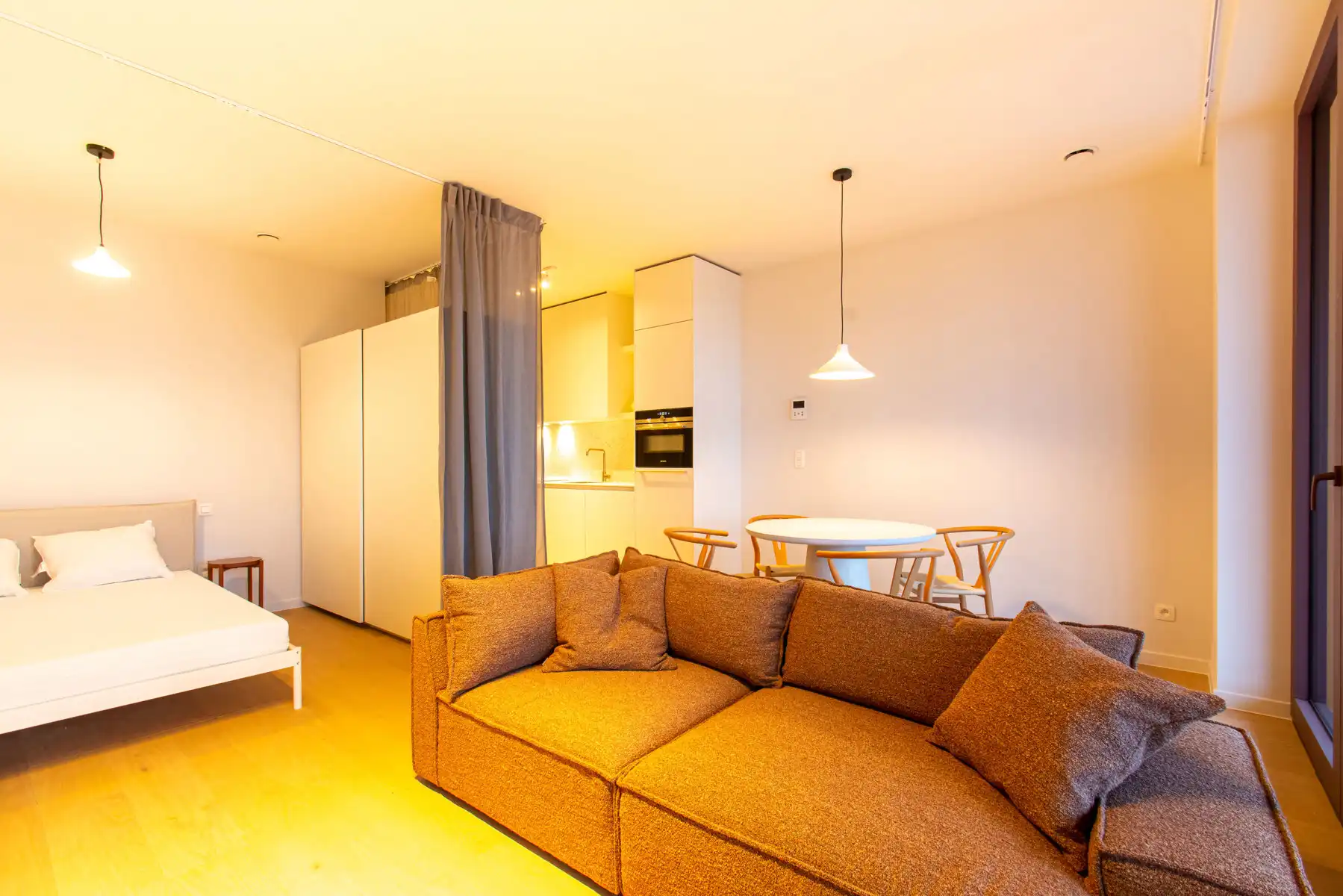 1-slaapkamer gemeubeld appartement met zicht op Schelde  foto 2