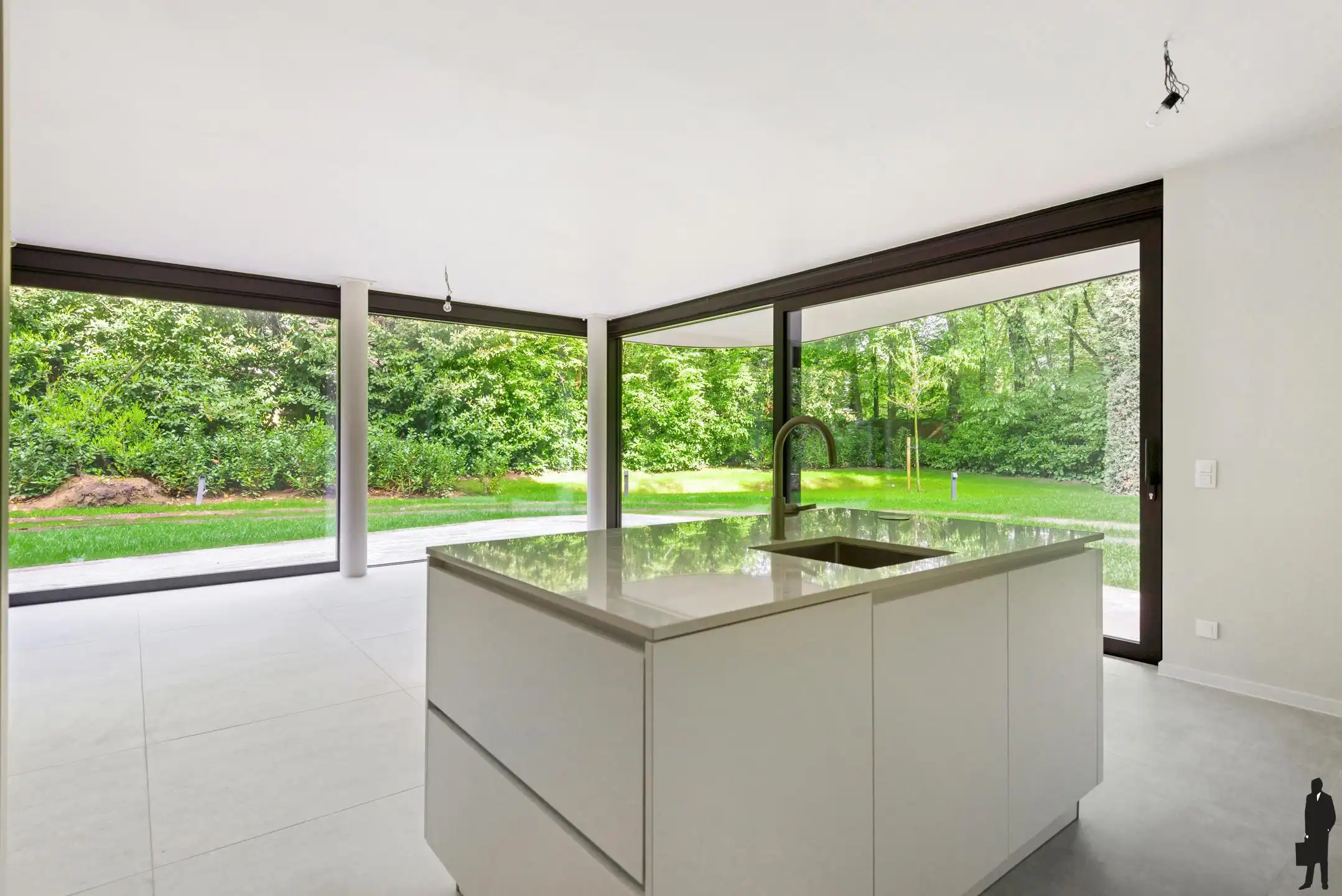 Energiezuinig gelijkvloers parkapp in een groene omgeving foto 4