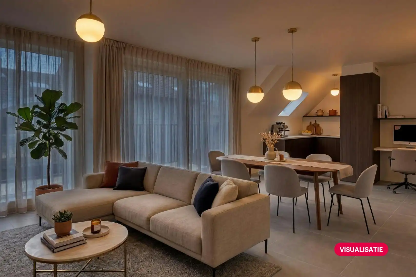 Afgewerkt nieuwbouwappartement te koop in Desselgem foto 17