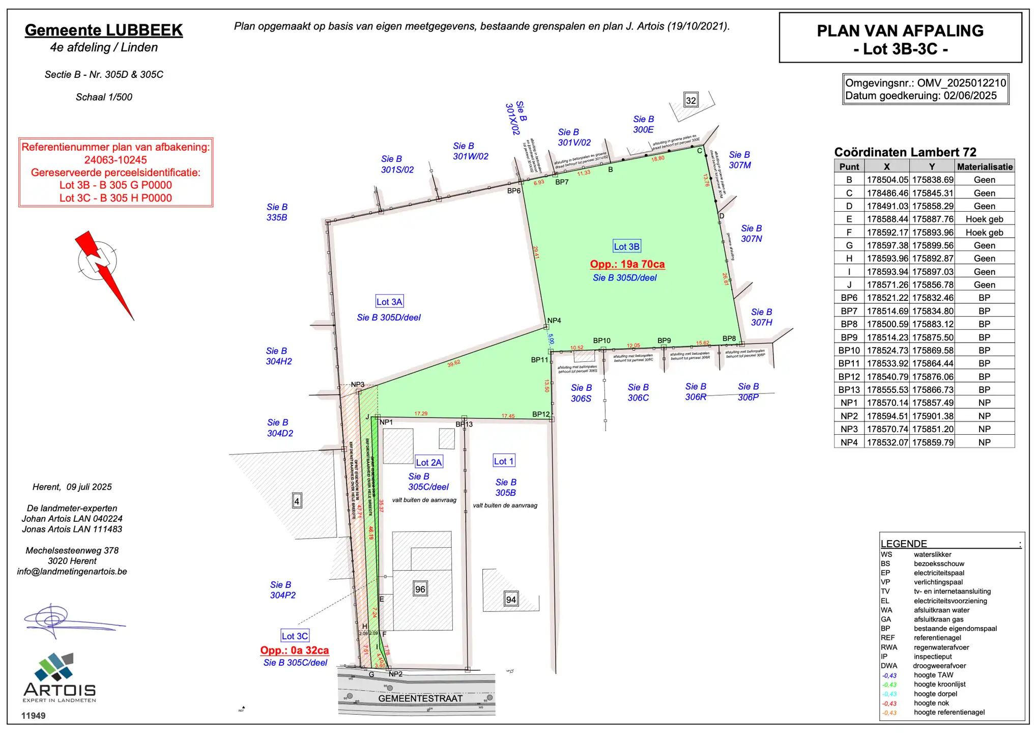 Grond te koop Gemeentestraat 98 - 3210 Lubbeek