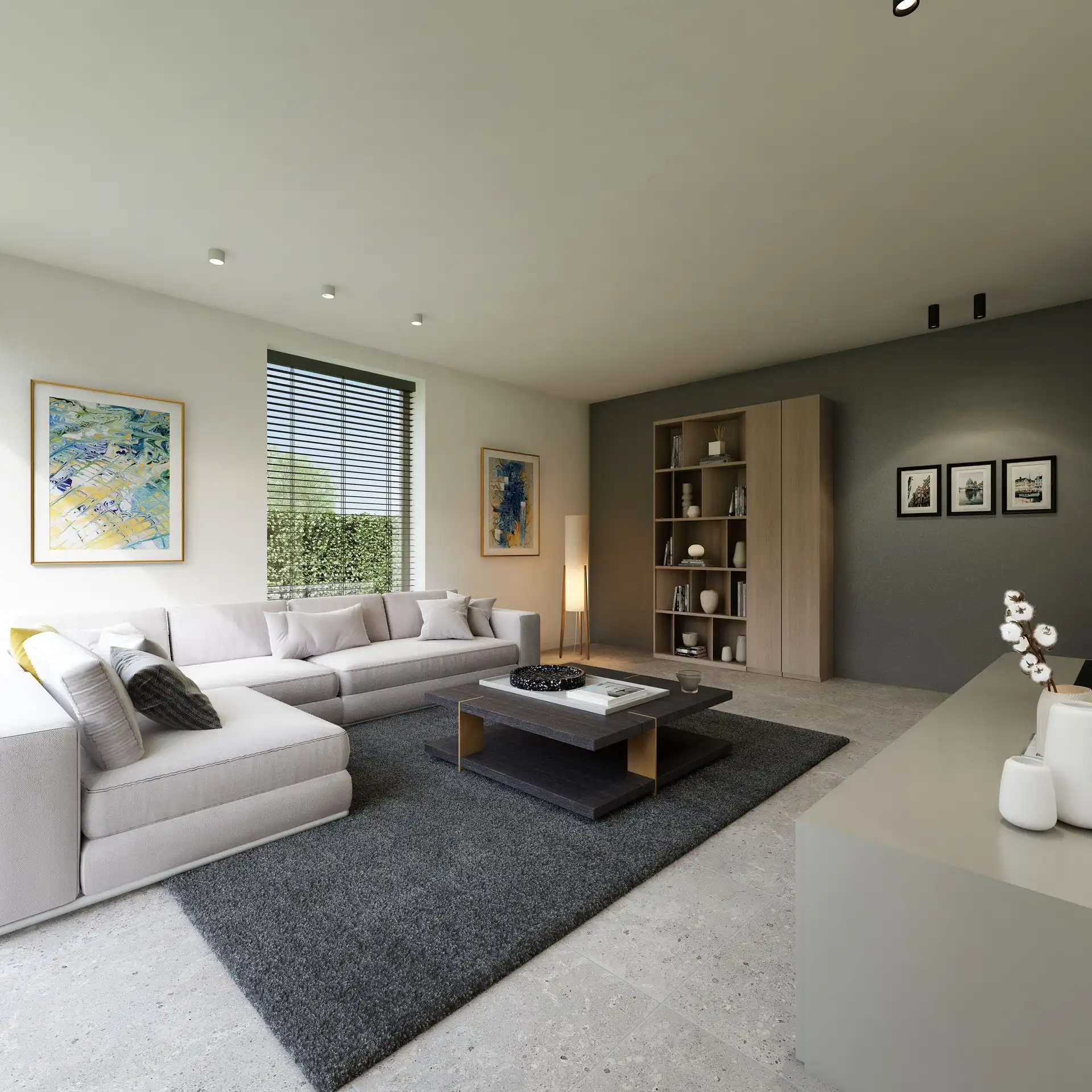 Halfopen nieuwbouwwoning - Modern foto 6