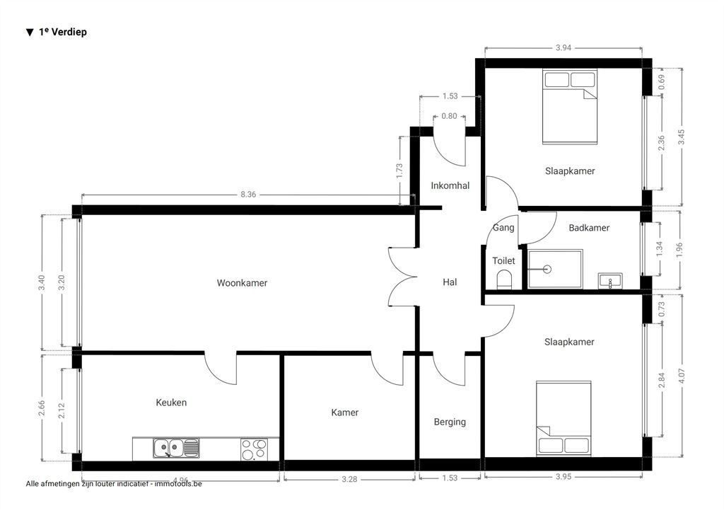 Energiezuinig, verzorgd appartement foto 16