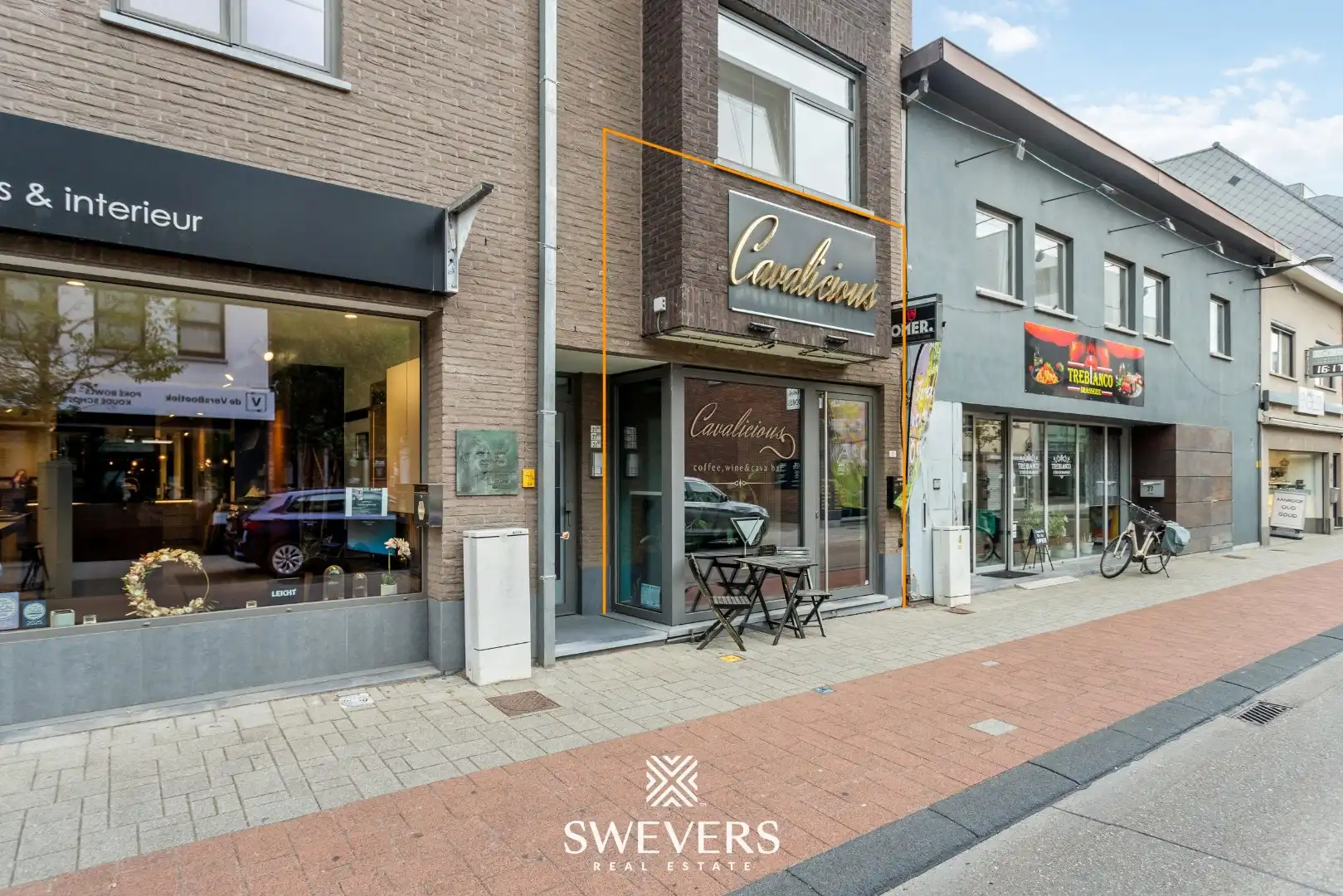 Investeringspand met huurder handelsruimte in hartje Tessenderlo, 97m², plus terras, tuinzone en parkeerplaats.   foto 2