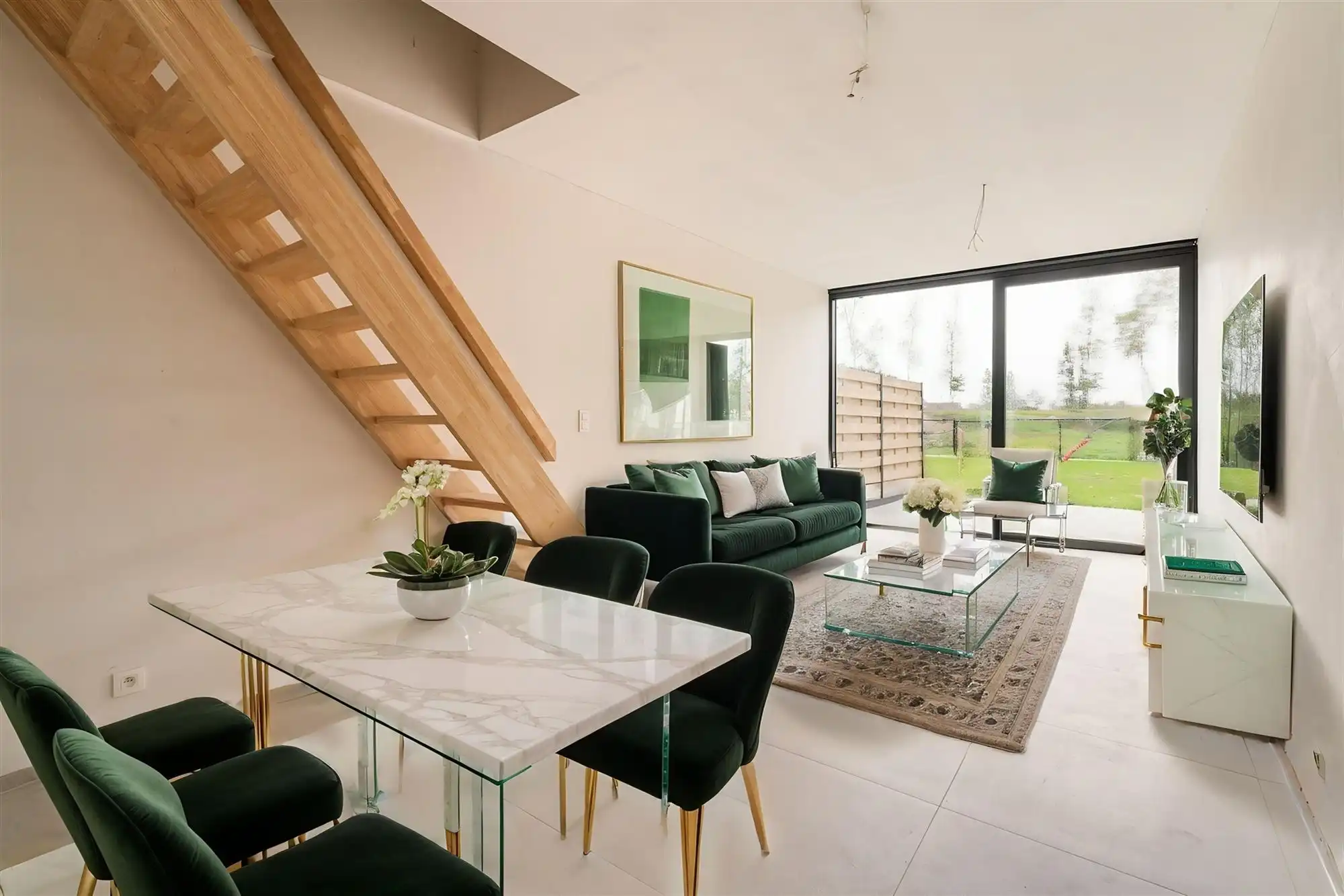 Volledigvernieuwde woning op unieke ligging met 2 slaapkamers en E-peil 45 foto 2