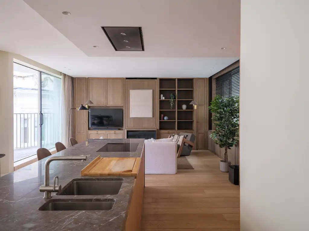 Luxueus 2-slaapkamer appartement met ruim terras en centrale ligging aan de Kouter foto 7