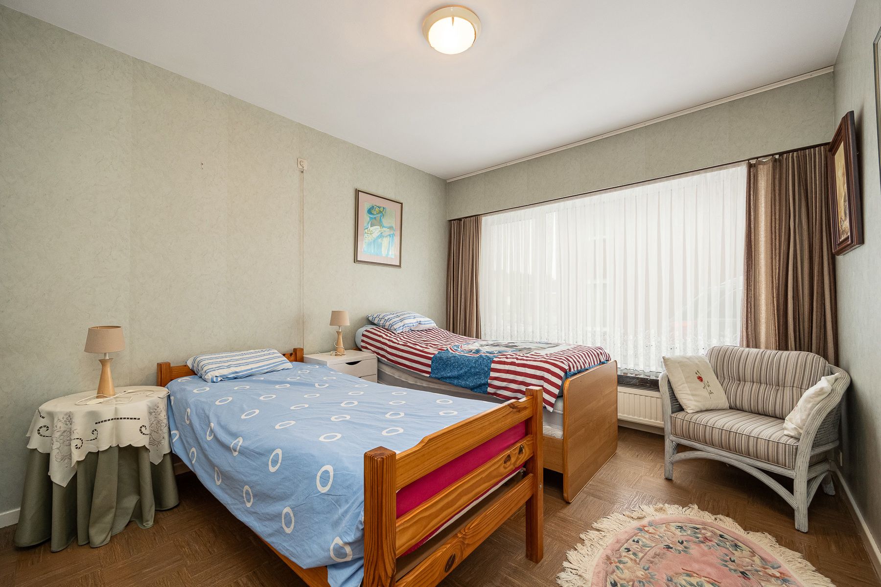 Het betreft een gerenoveerde laagbouwwoning in het centrum van Oud-Turnhout op een perceel van ca 600 m². foto 9