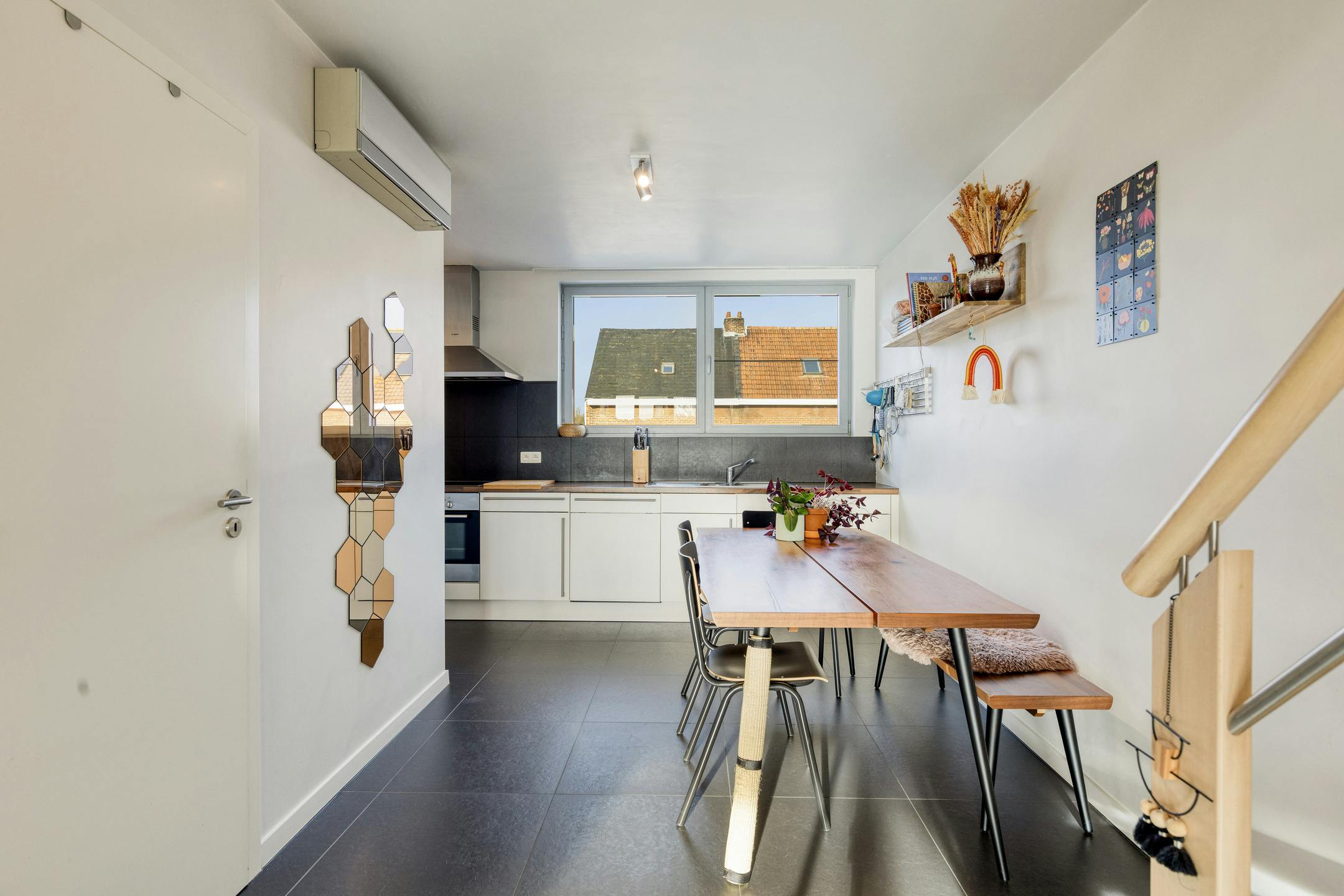 Gezellige duplex in het centrum van Grimbergen, met prachtig uitzicht, groot terras en parking! foto 10