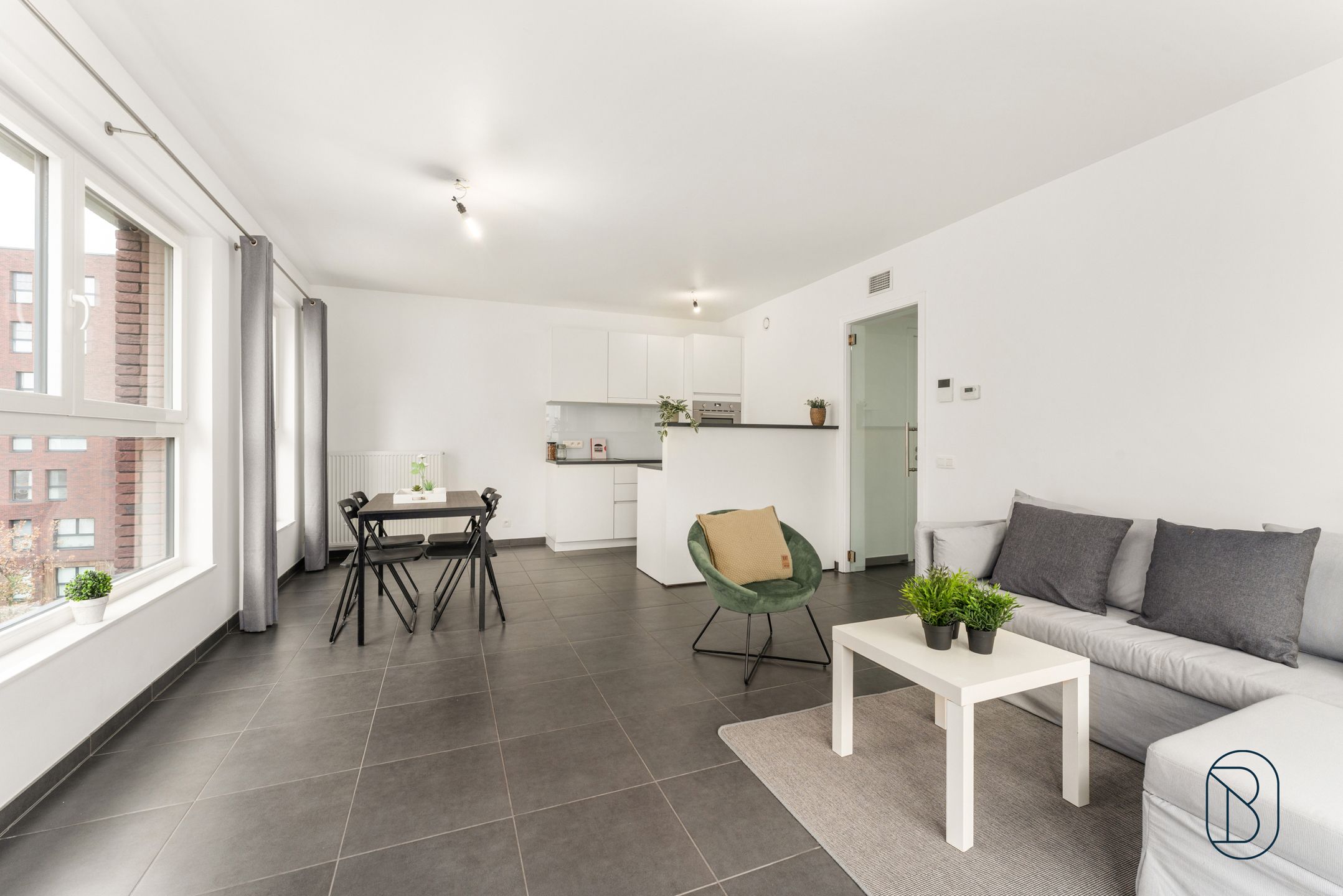 Energiezuinig appartement met uniek zicht op de Leie foto {{pictureIndex}}