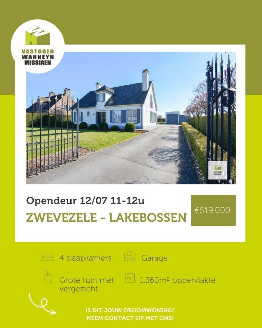 Hoofdfoto van de publicatie: Verzorgde villa met 4slpk, zuidgerichte tuin en garage op 1.360m2 aan de rand van de Lakebossen