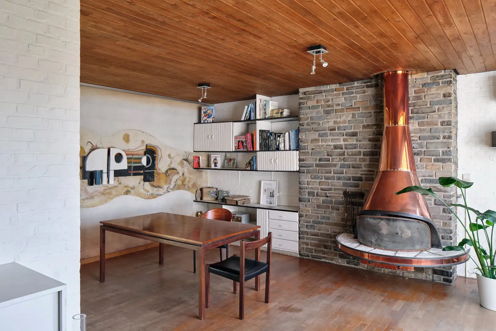 Organische architecten- en kunstenaarswoning foto 12