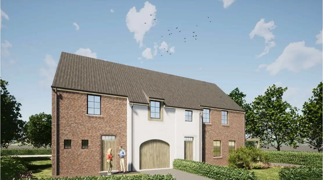 Bouwgrond met vergunning te koop in centrum Deerlijk foto 2