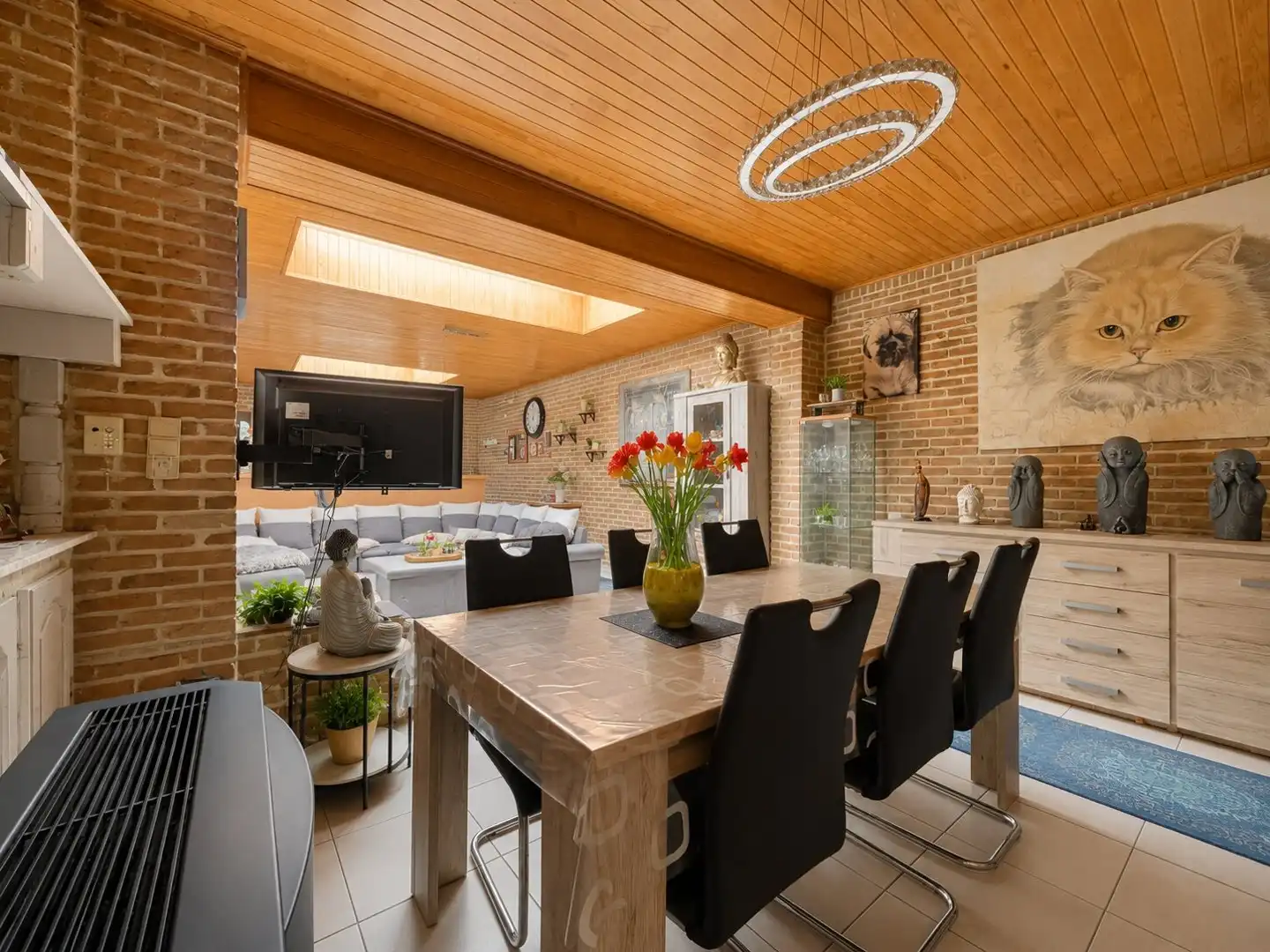 Moorslede – Halfopen gezinswoning met tuin en uitweg achteraan foto 4
