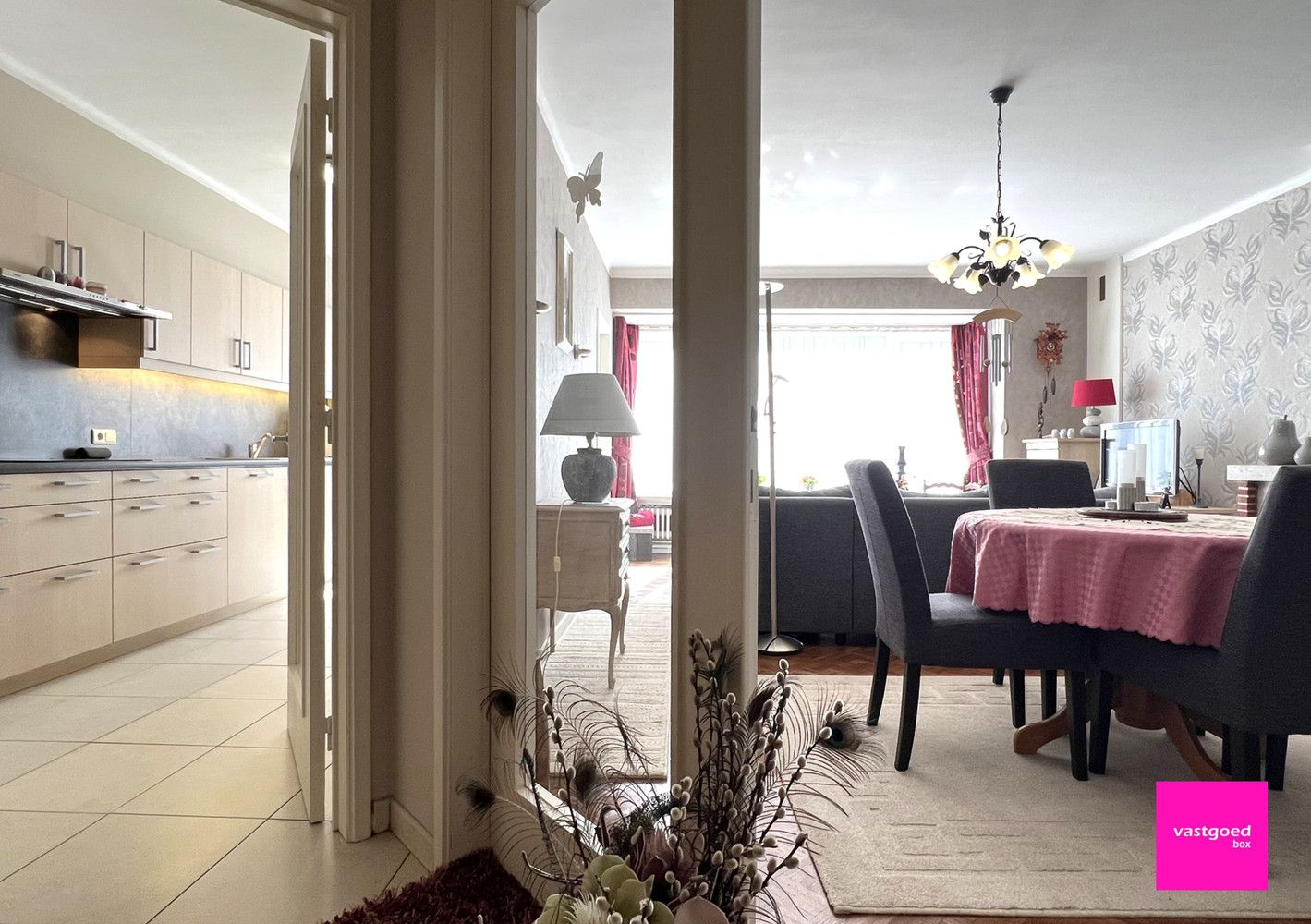 Lichtrijk appartement met 2 slaapkamers, Oostende foto 3