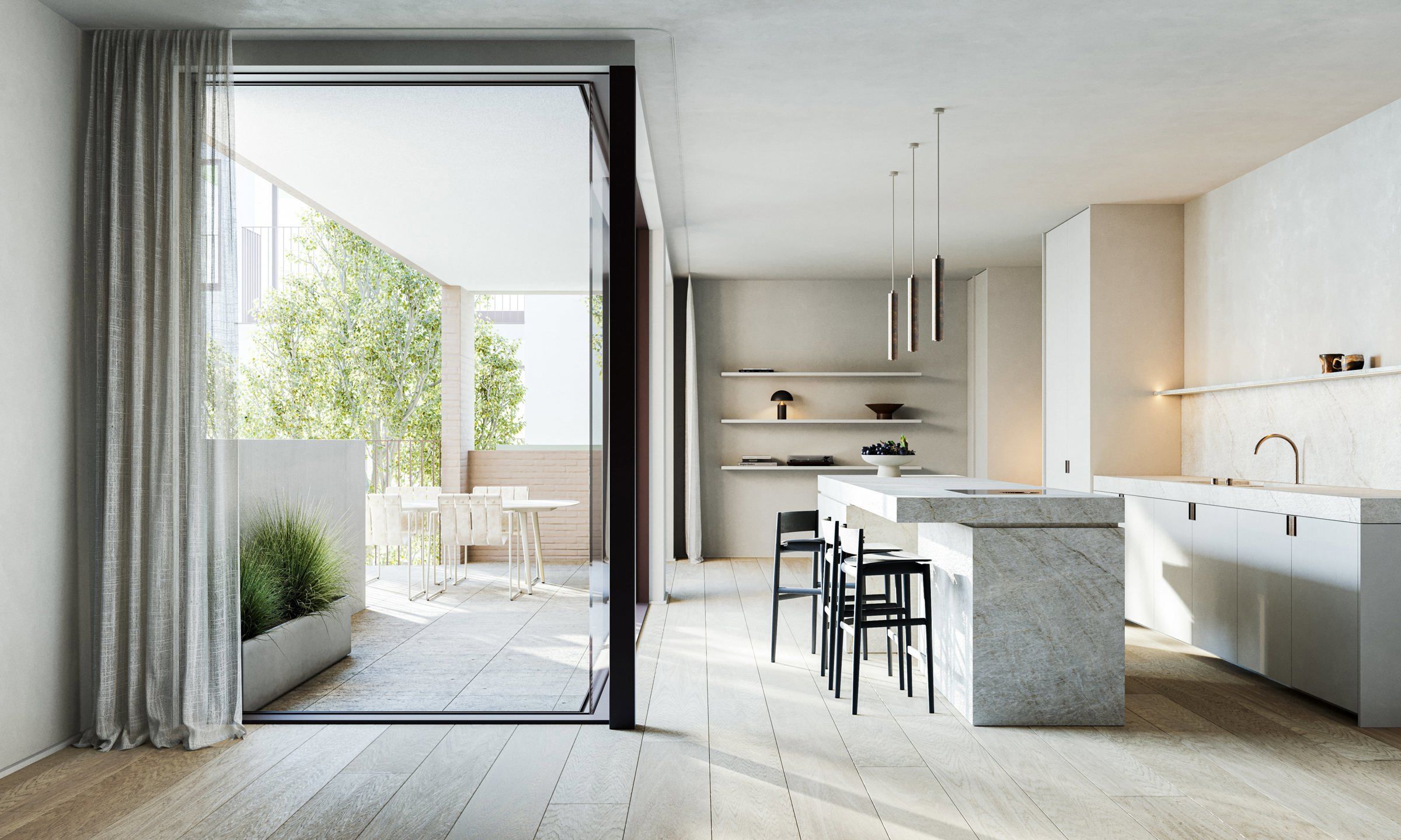 Architecturaal pareltje energetisch nieuw project in hartje van Antwerpen! foto 7