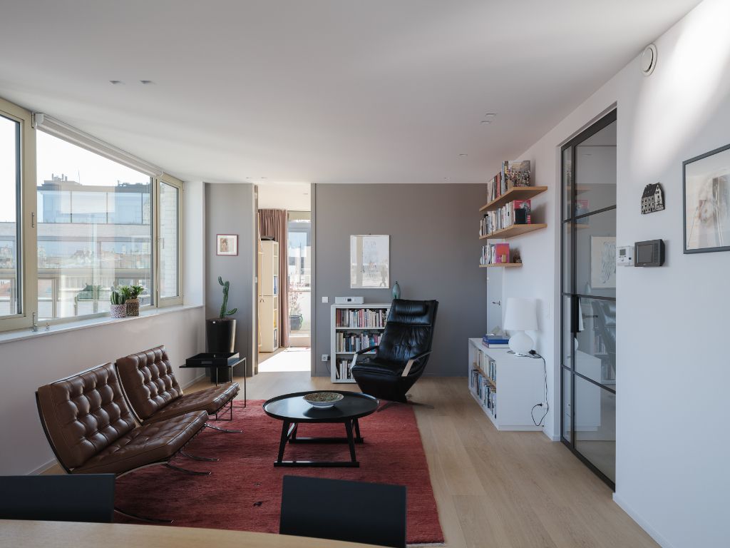 Stijlvol en luxueus 1slpk kamerappartement met ruim terras aan de Kouter foto 4