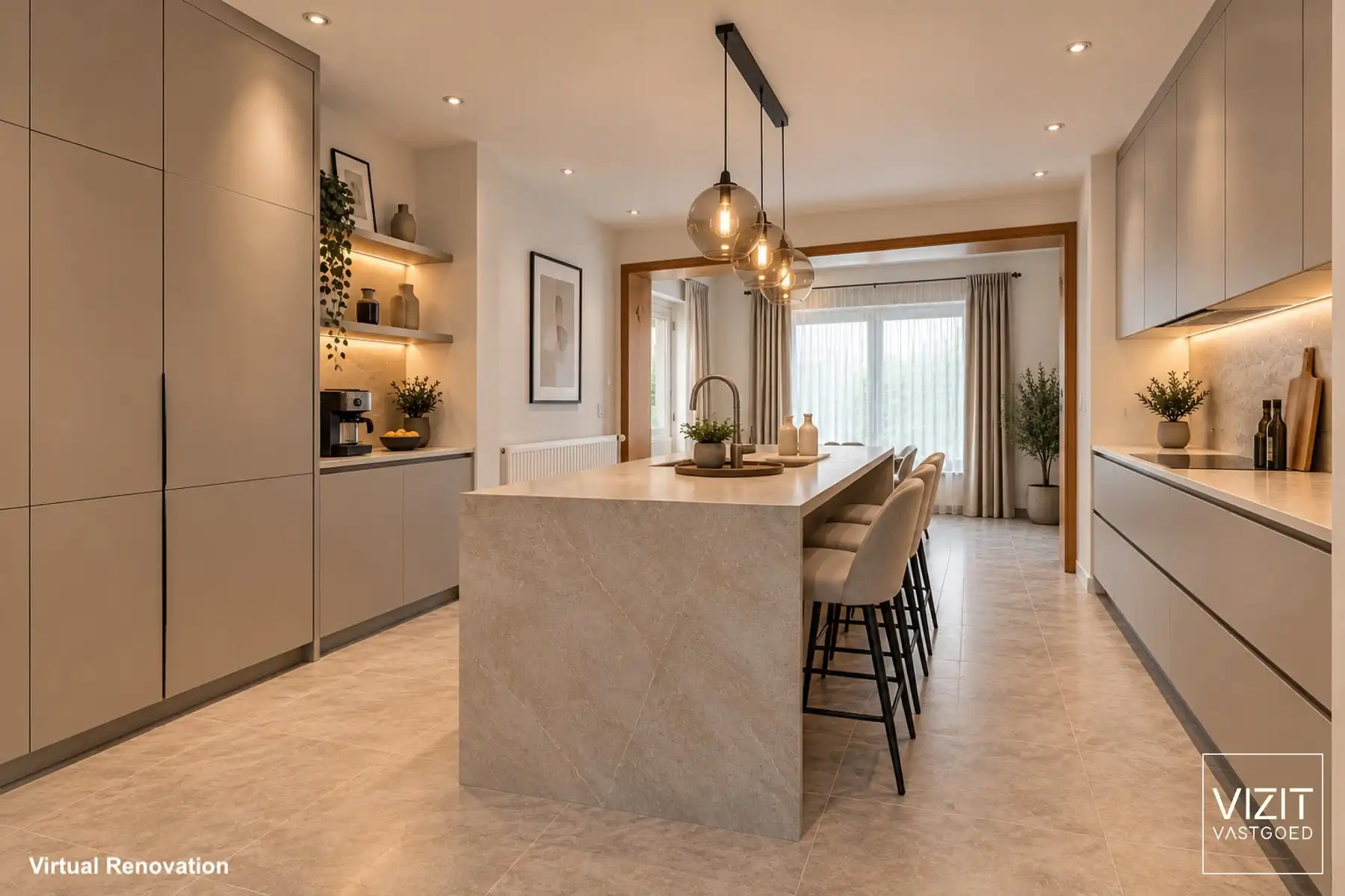 Halfopen woning met tuin en garage foto 11