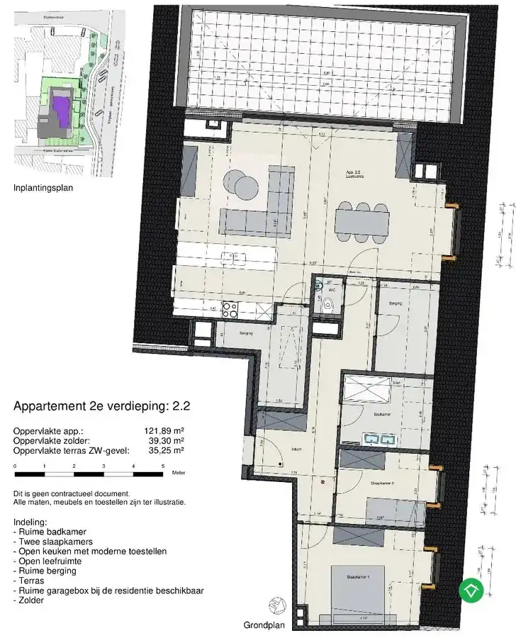 Nieuwbouwappartement met 2 slaapkamers en 1 terras in centrum Koekelare  foto 35