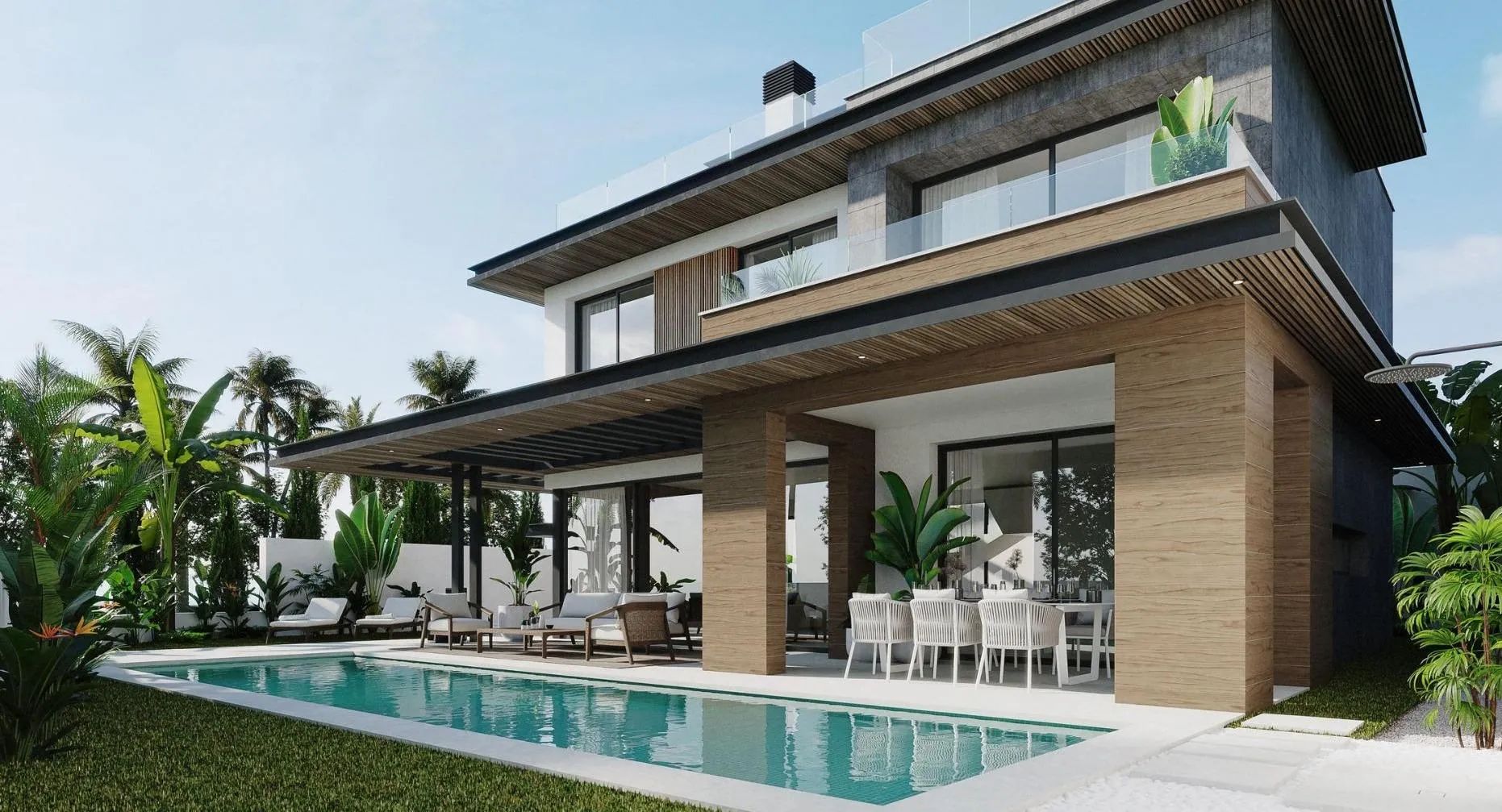 Ontdek het summum van luxe: ruime villa's nabij de golf! foto {{pictureIndex}}