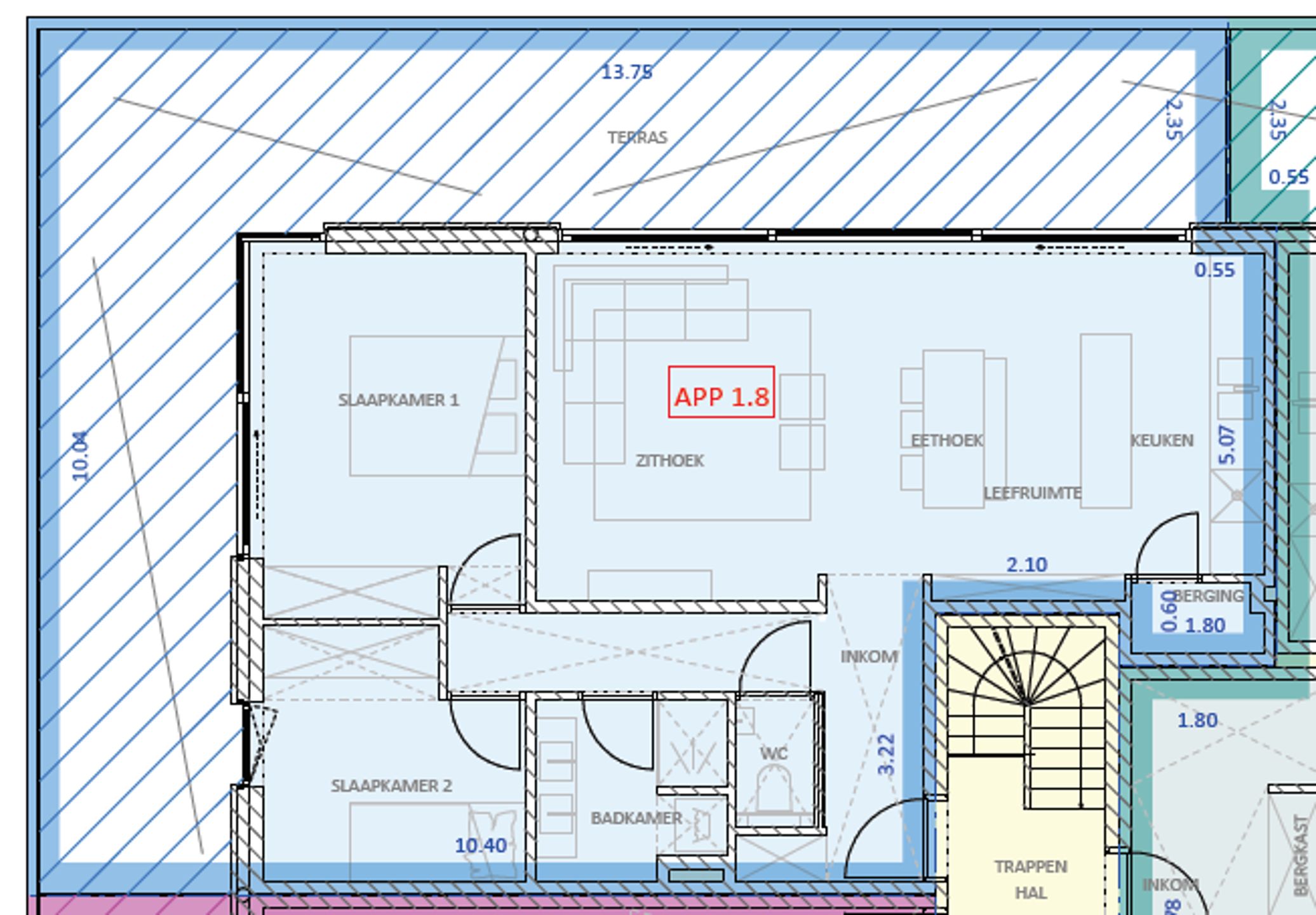 Nieuwbouw met terras van 50m2 inclusief autostaanplaats foto 13