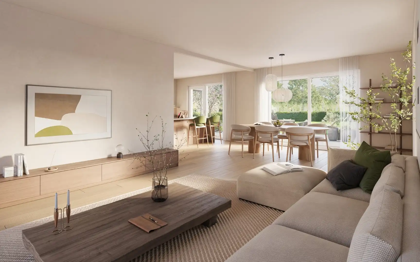 Open bebouwing met zuid tuin in Merchtem foto 4