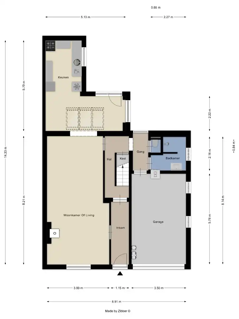 Halfopen bebouwing met 5 ruime slaapkamers, 2 badkamers, garage en tuin in Holsbeek – bewoonbare oppervlakte 214m² foto 24