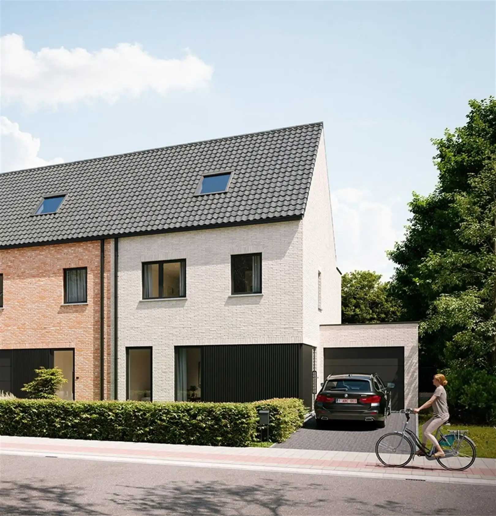 Grote half open bouwgrond in hartje Schoten foto {{pictureIndex}}