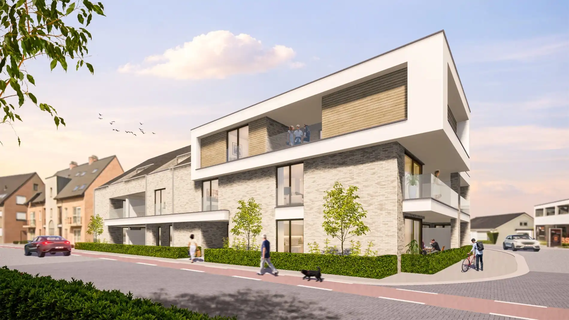 Ruim appartement (117 m²) met 2 slpk en overdekt terras. foto 5