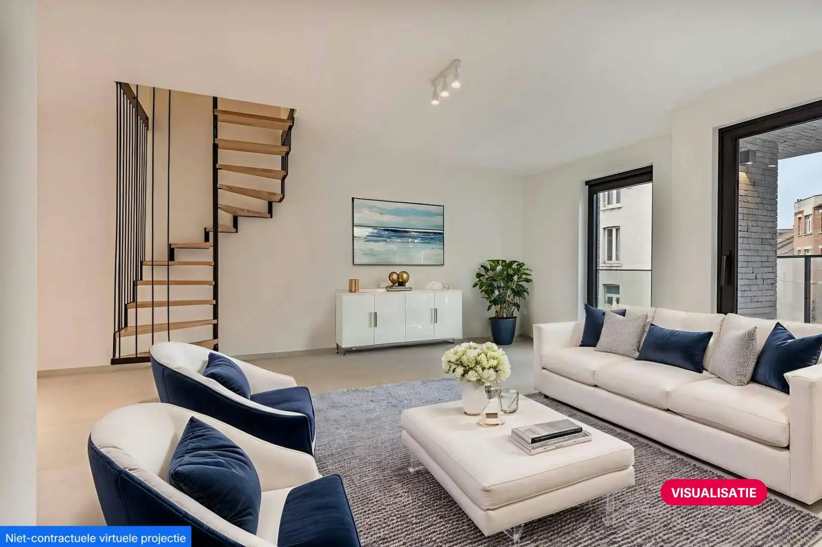 Duplex appartement met 3 slaapkamers te koop Koekelberg foto {{pictureIndex}}