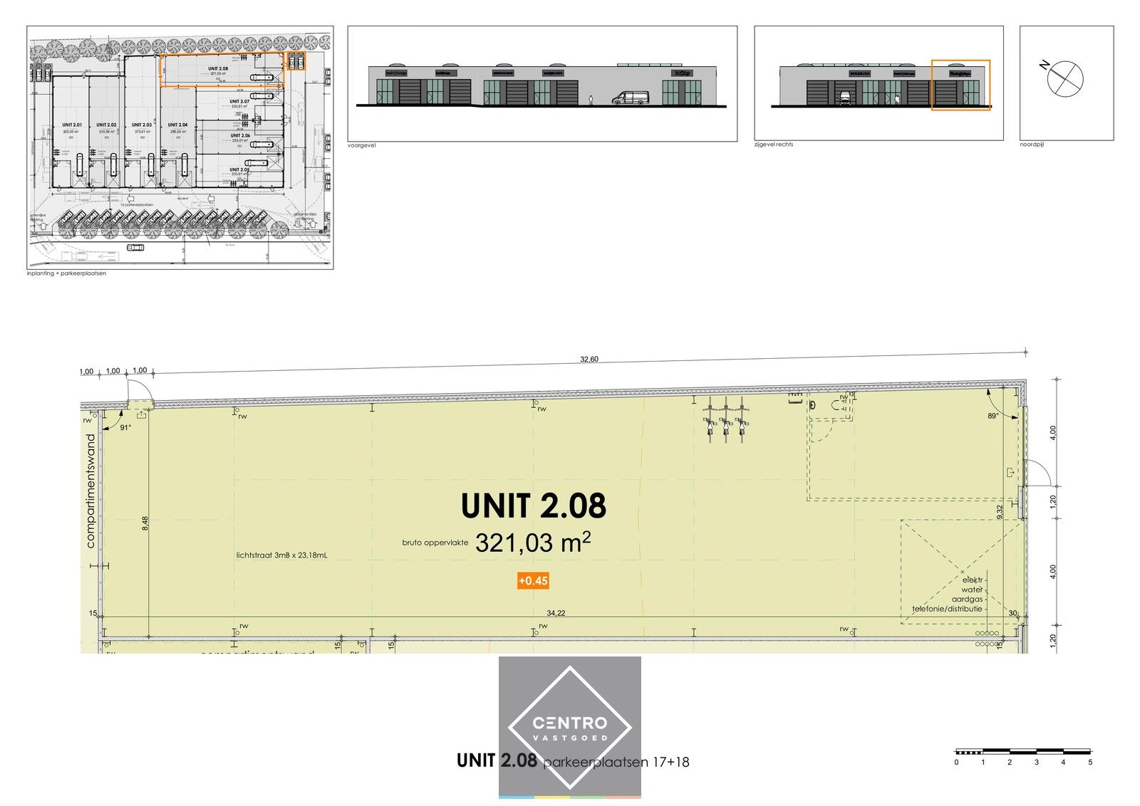 NB-magazijn van ±320m² mét 2 parkeerplaatsen in bedrijfsverzamelgebouw te DENTERGEM. foto 6