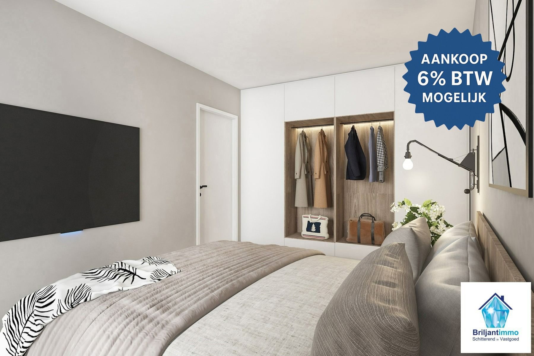 NIEUW te bouwen HOB in zwart-rode gevelsteen+inpandige garage foto 7