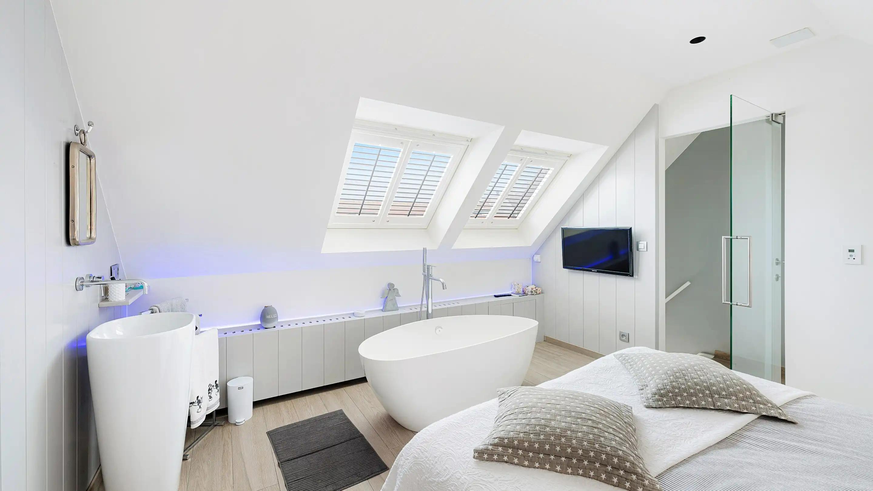 Zeer recent en mooi  duplex dakapp. in perfecte staat  met groot zuidgericht terras dichtbij de Lippenslaan. foto 27