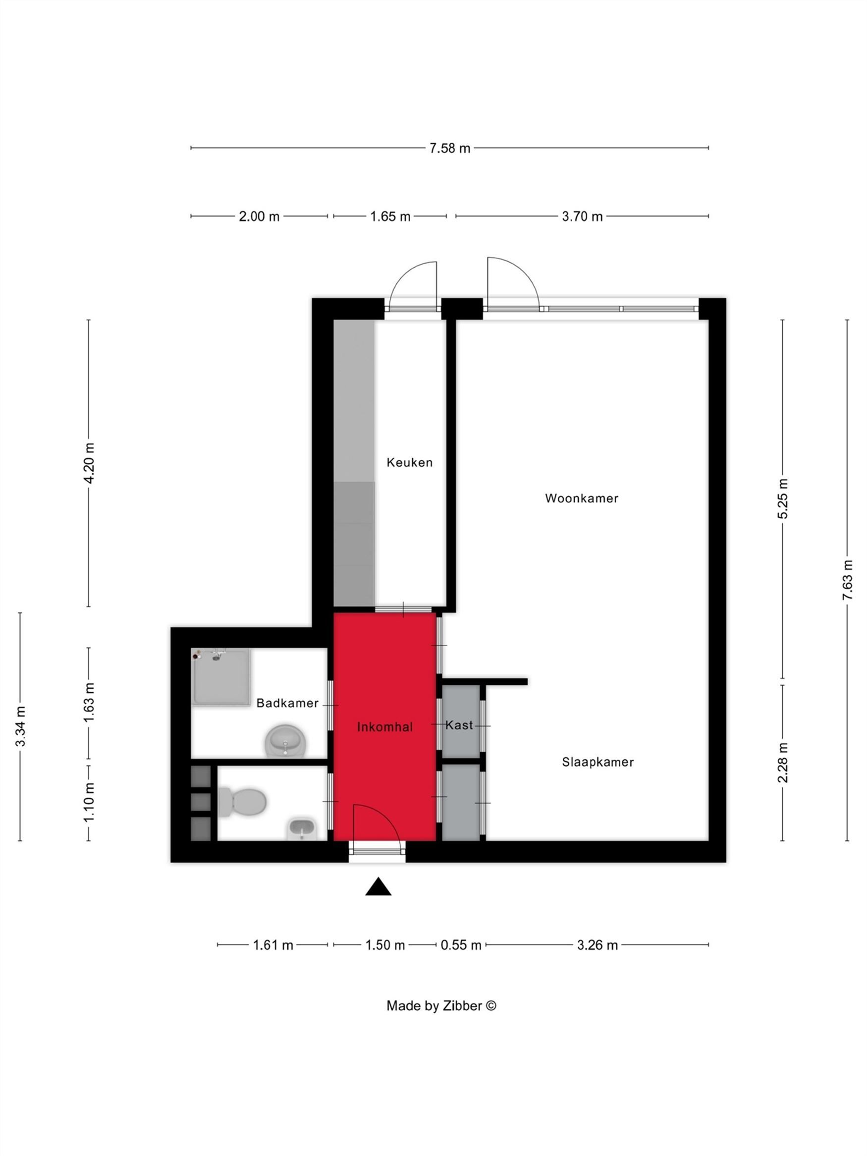 Startersappartement aan de coupure (EPC A) foto 14